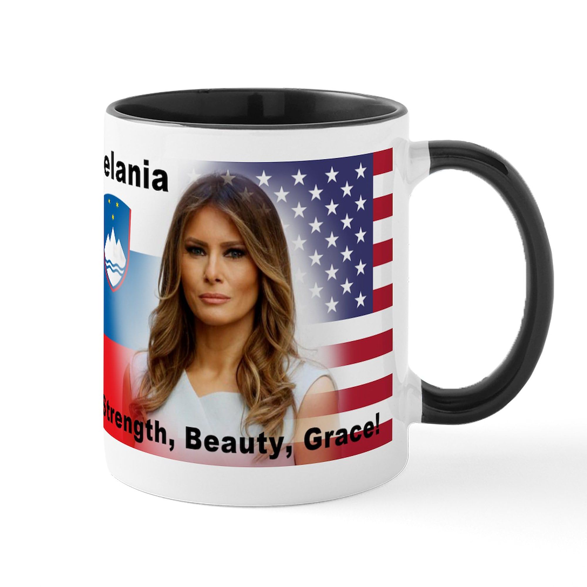 Melania Trump 11 oz Ceramic Coffee Mug (325 ml) - Perfect for Tea, Hot Chocolate & Office Gifts - Funny Political Novelty Cup
