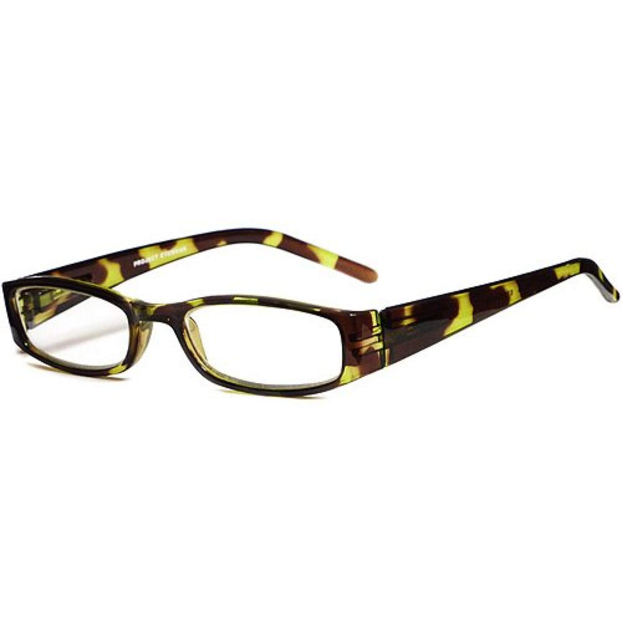 Green Tortoise & Zebra Stripe Reading Glasses +1.25 Strength (2 Pairs with Cases) - Stylish Readers for Women & Men, Perfect for Reading Books, Using Phones & Computer Work