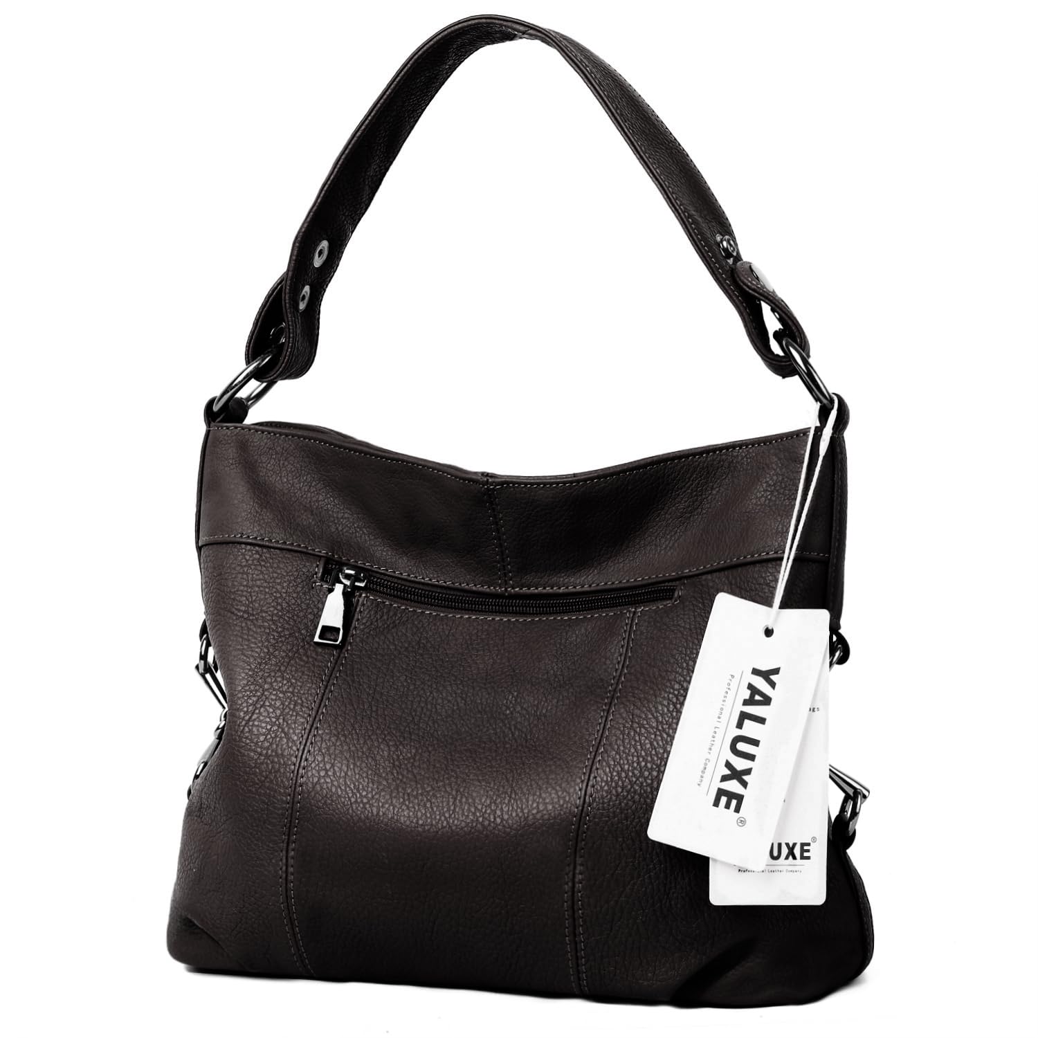 Genuine Leather Shoulder Bag for Women - Stylish Hobo Crossbody Purse (Office & Travel)