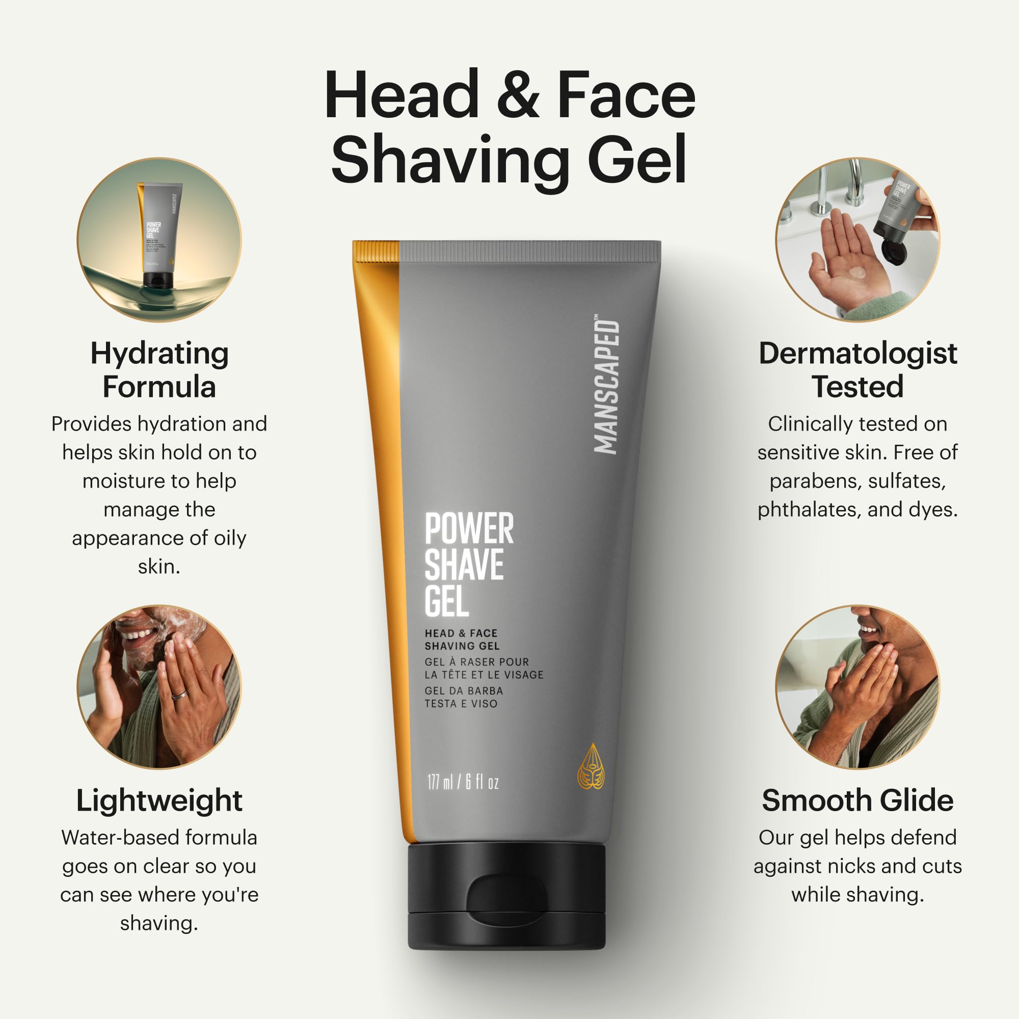 MANSCAPED The Chairman PLUS Electric Face Foil Shaver for Men - 2 SkinSafe Blades, Power Shave Gel with Exfoliants, Soothing Aftershave Serum with Red Algae - Includes Shed 2.0 Travel Toiletry Bag - Perfect for Travel & Daily Grooming Routine