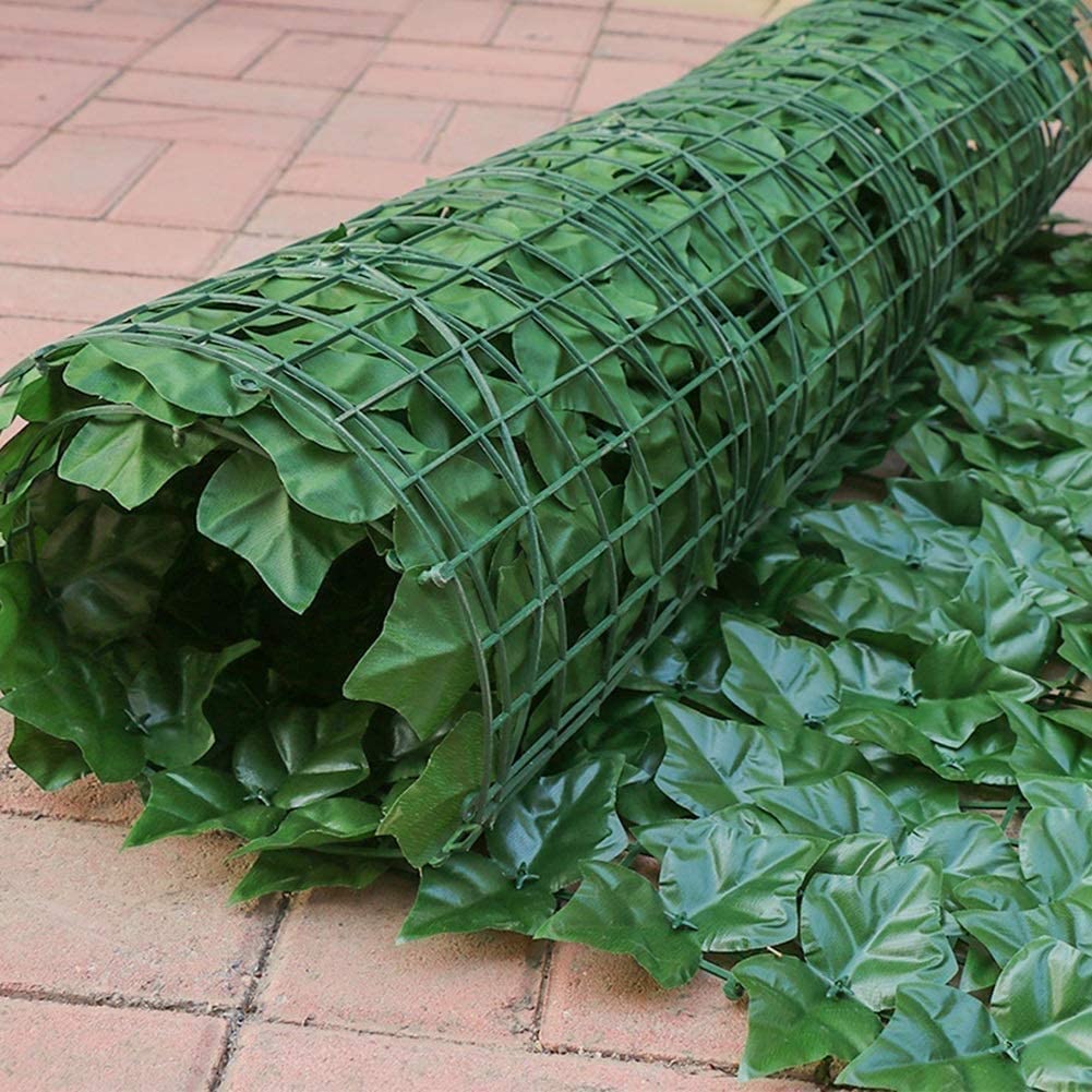 Artificial Leaf Privacy Screen for Outdoor Patio, Porch & Garden Decor - 200x400cm UV Resistant Greenery Panel - Perfect for Creating Shade, Privacy Fence & Backyard Landscaping