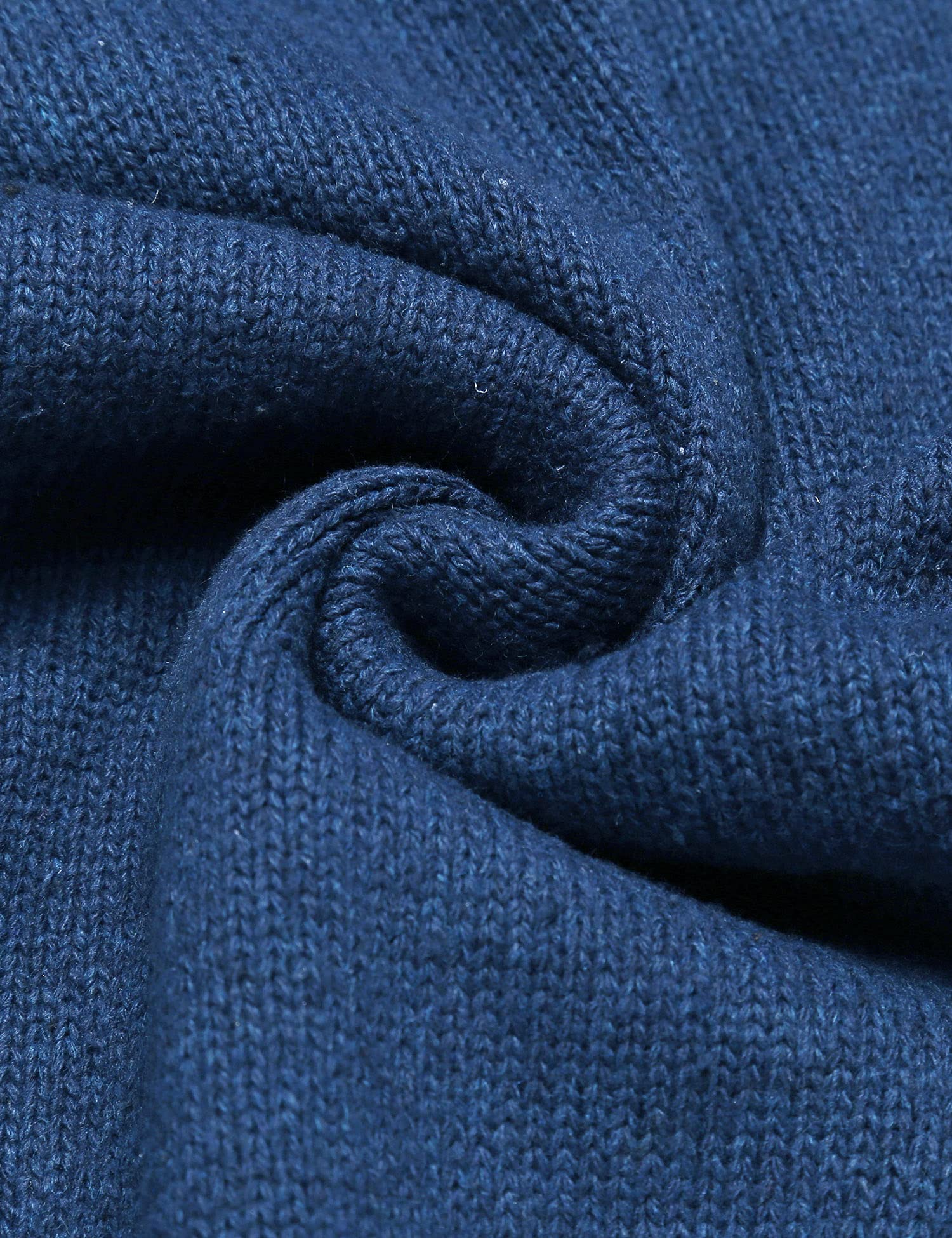 COOFANDY Men's Shawl Collar Sweater - V-Neck Cable Knit Pullover for Relaxed Fit | Casual Winter Wear & Office Outfits