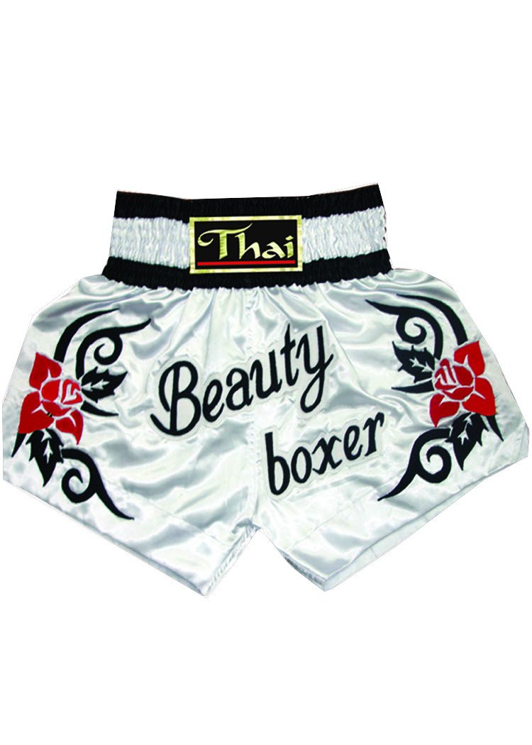 Premium Woldorf Beauty Boxer Muay Thai Shorts - Breathable & Lightweight Training Shorts for MMA, Kickboxing & Muay Thai | Perfect for Gym, Martial Arts & Combat Sports