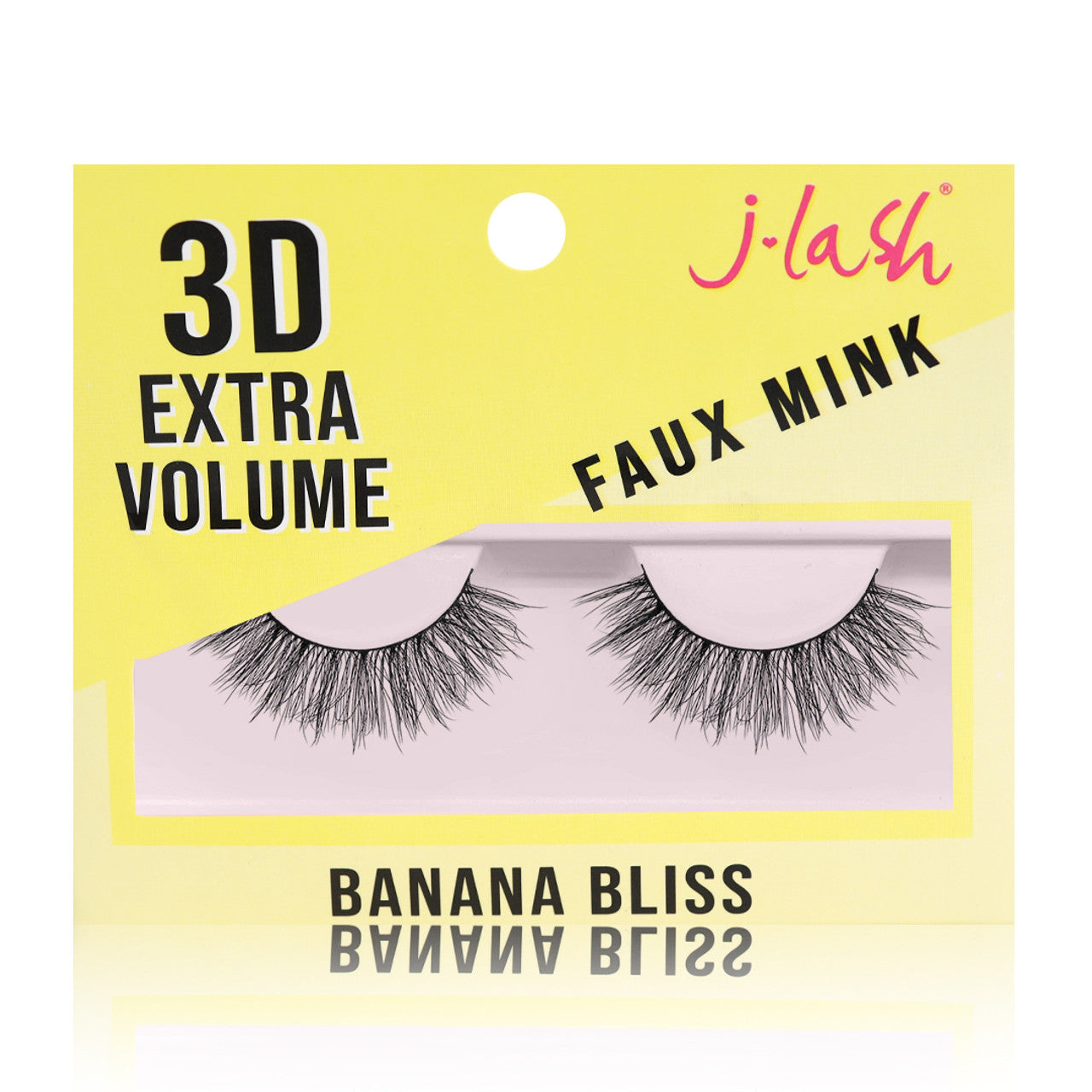3D Extra Volume Faux Mink Eyelashes - Banana Bliss | Natural Looking False Lashes for Dramatic Eye Makeup | Perfect for Parties, Weddings & Special Occasions
