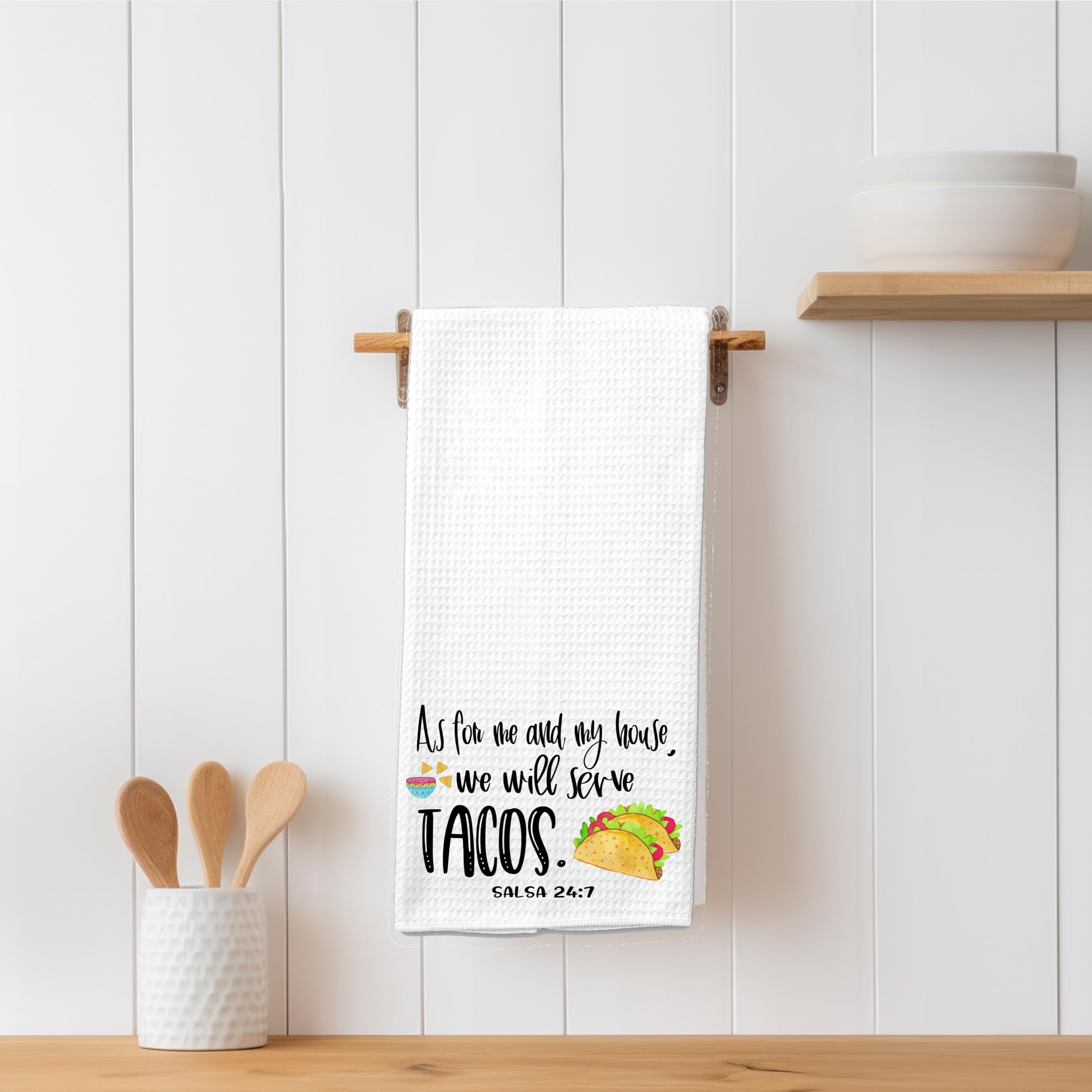 Premium Microfiber Kitchen Towel Set - Soft & Absorbent Dish Cloths for Cleaning, Drying & Serving Tacos - Ideal for Mexican Cooking, Party Hosting & Home Decor