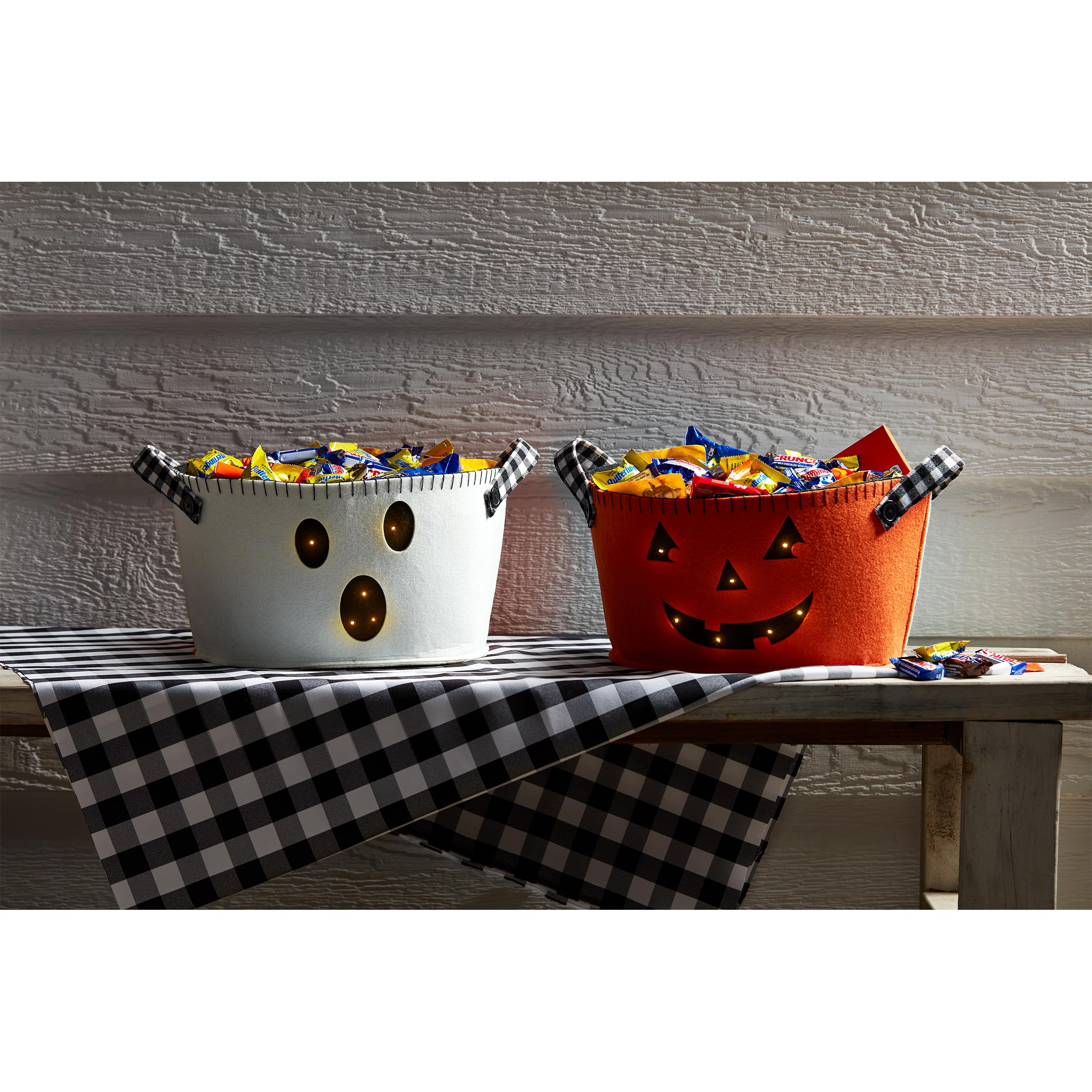 Reversible Felt Bucket for Kids - Mud Pie Play & Storage