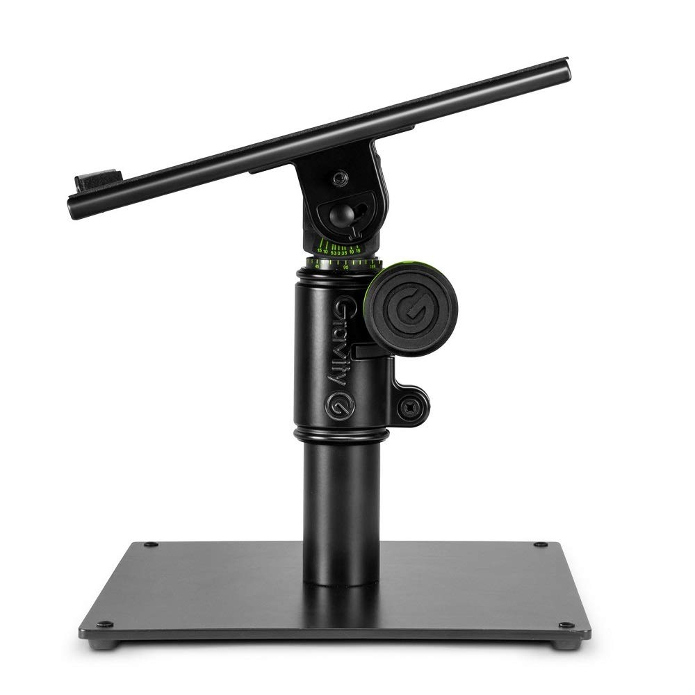 STANDS SP 3102 Studio Monitor Speaker Stands - Heavy Duty Adjustable Speaker Stand for Studio Monitors, PA Speakers & DJ Equipment (Pair, Black) - Perfect for Home Studios, Recording Studios & Live Performances