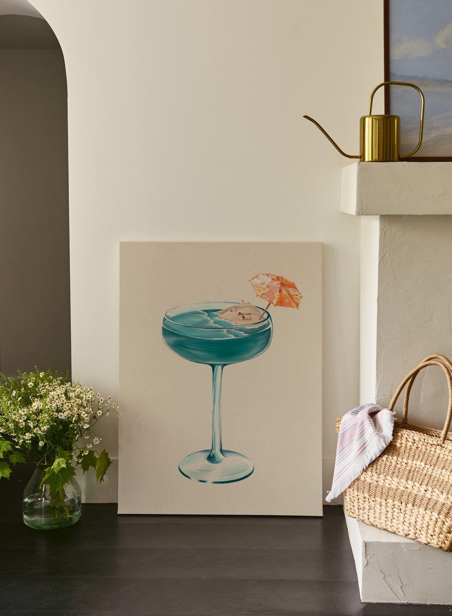 Stylish Poolside Drink Holder - Insulated Beverage Cup for Summer Relaxation by the Pool, Beach, or Backyard | Perfect for Cocktails, Smoothies, and Iced Coffee