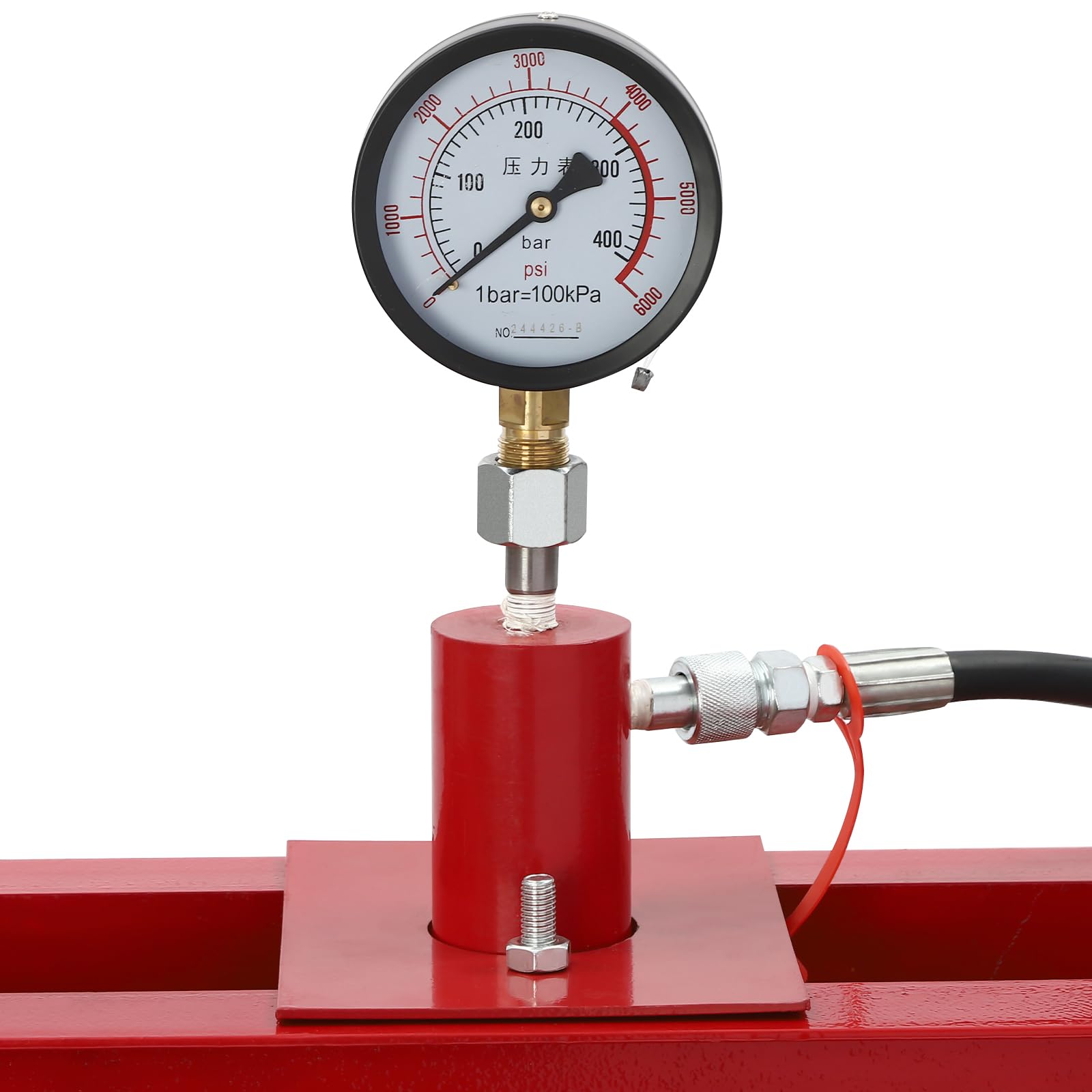 10 Ton Hydraulic Benchtop Press - H-Frame Garage Floor Press with Adjustable Height & Pressure Gauge | Heavy Duty Metalworking, Jewelry Making, Automotive Repair for Home Workshops & DIY Projects