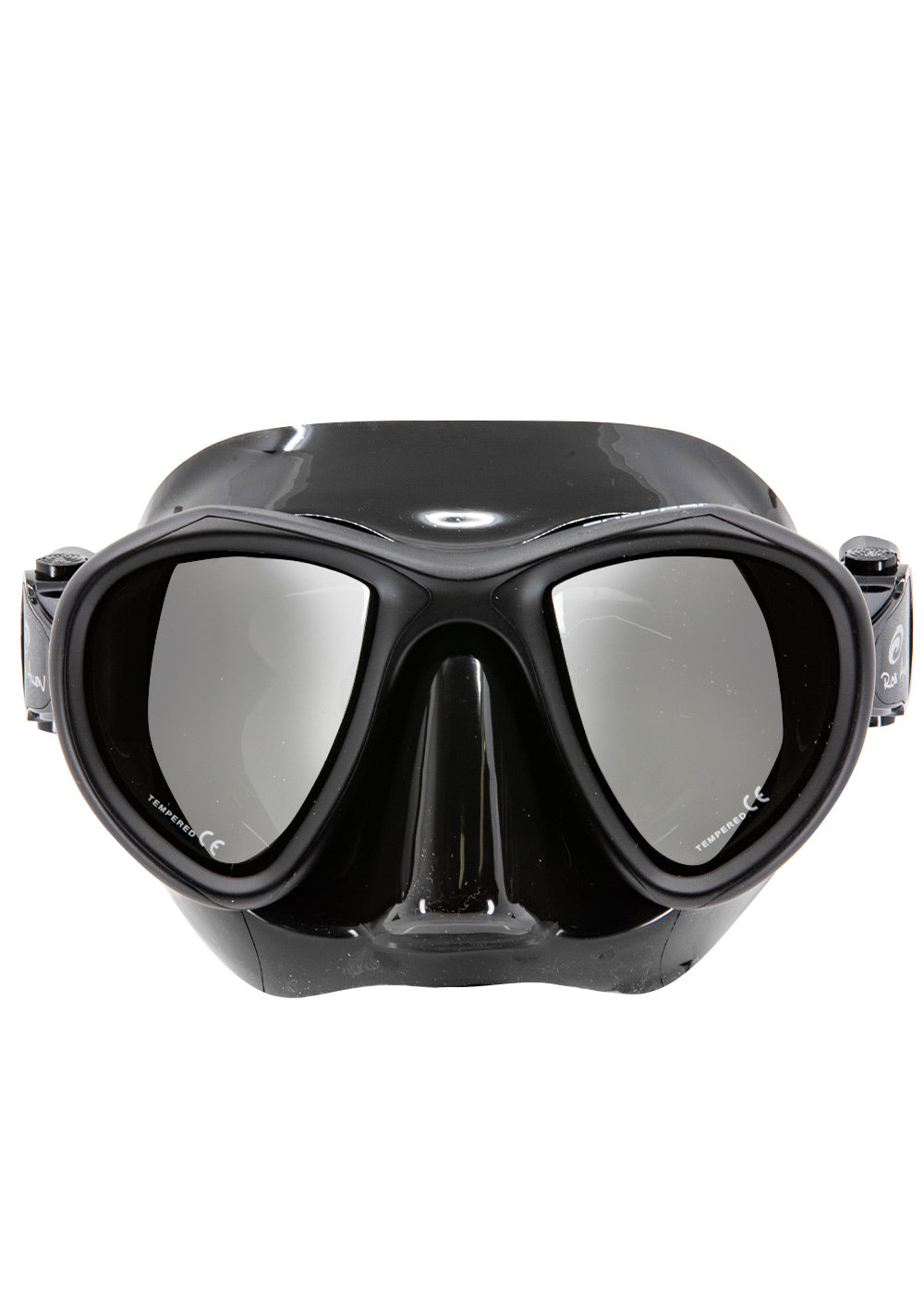 Rob Allen Snapper Mask - Premium Black Snorkeling Mask for Scuba Diving & Spearfishing | Comfortable Fit for Ocean Adventures
