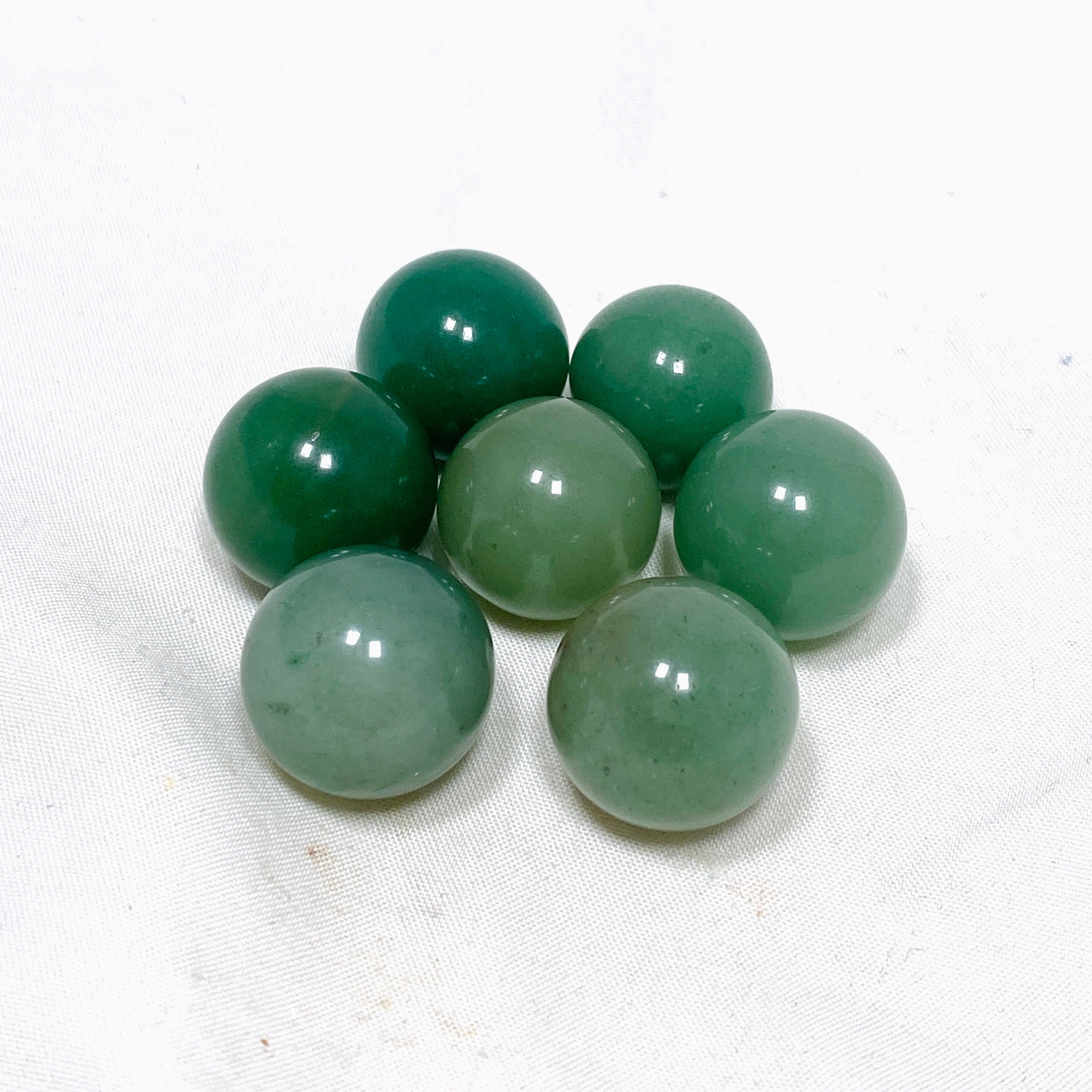 20mm-30mm Mini Spheres Assorted Gemstone Beads for Jewelry Making, DIY Crafts, and Home Decor - Natural Healing Stones for Meditation & Gifts