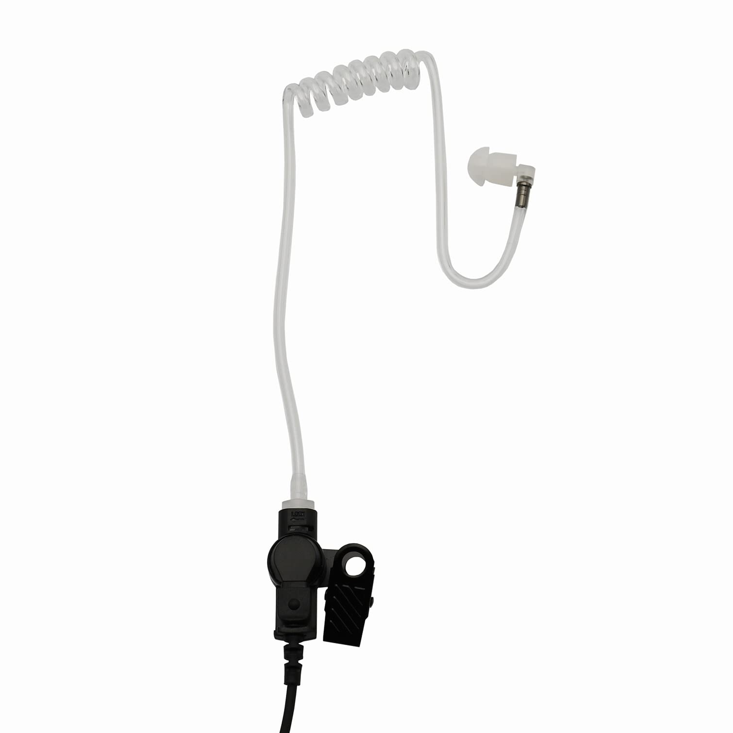 5Pcs Two Way Radio Replacement Covert Acoustic Air Coil Earpiece - Compatible with Motorola, Kenwood, Icom, Yaesu Radios - Ideal for Security, Surveillance & Discreet Communication