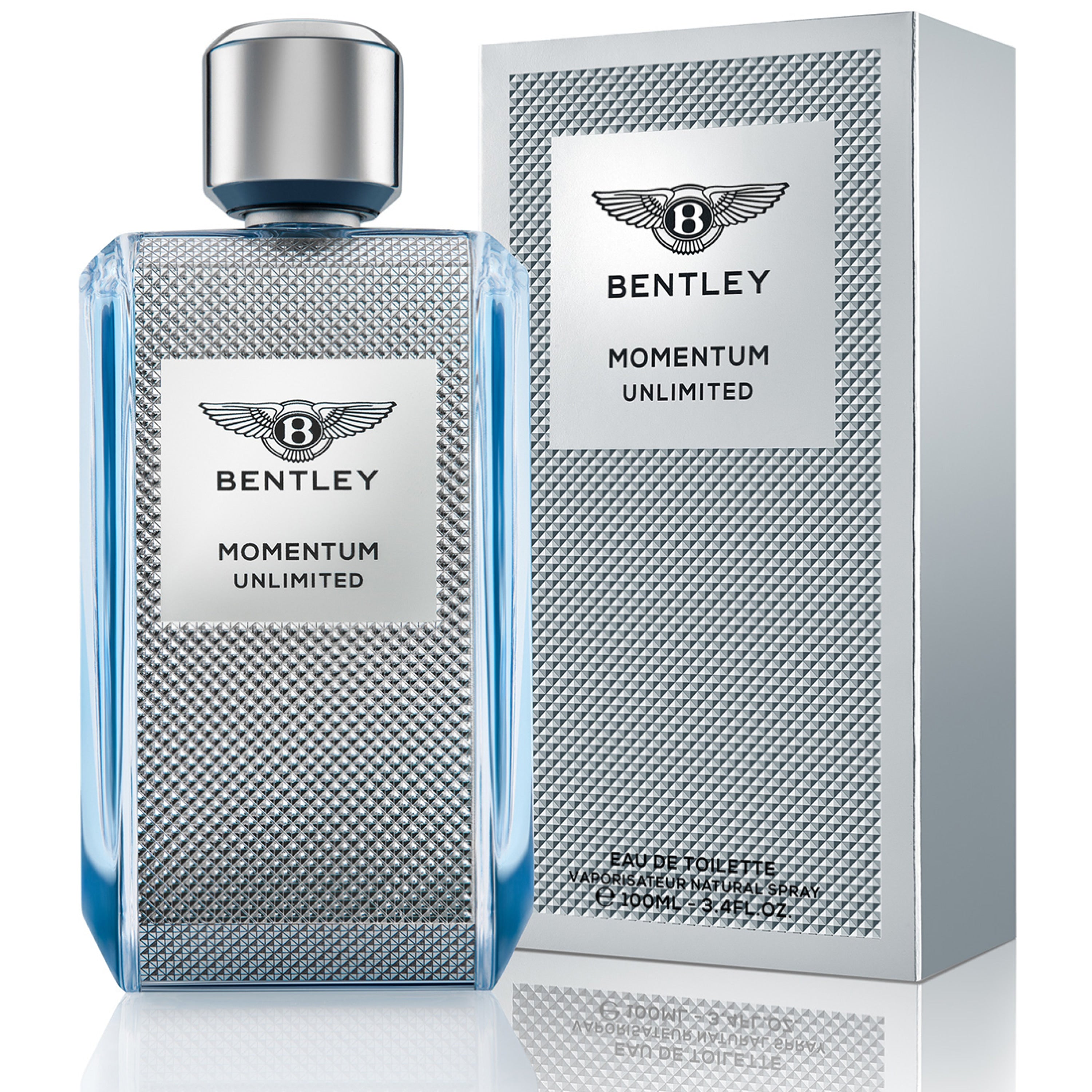 Bentley Momentum Unlimited 100ML Eau de Toilette Spray for Men - Fresh & Woody Fragrance for Day & Night Wear, Office & Special Occasions