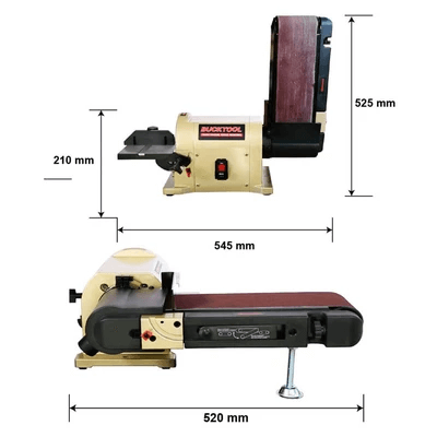 Bucktool BD4603 4x36 Inch Belt & 6 Inch Disc Sander Combo – Perfect for Woodworking, Metal Sanding & DIY Projects