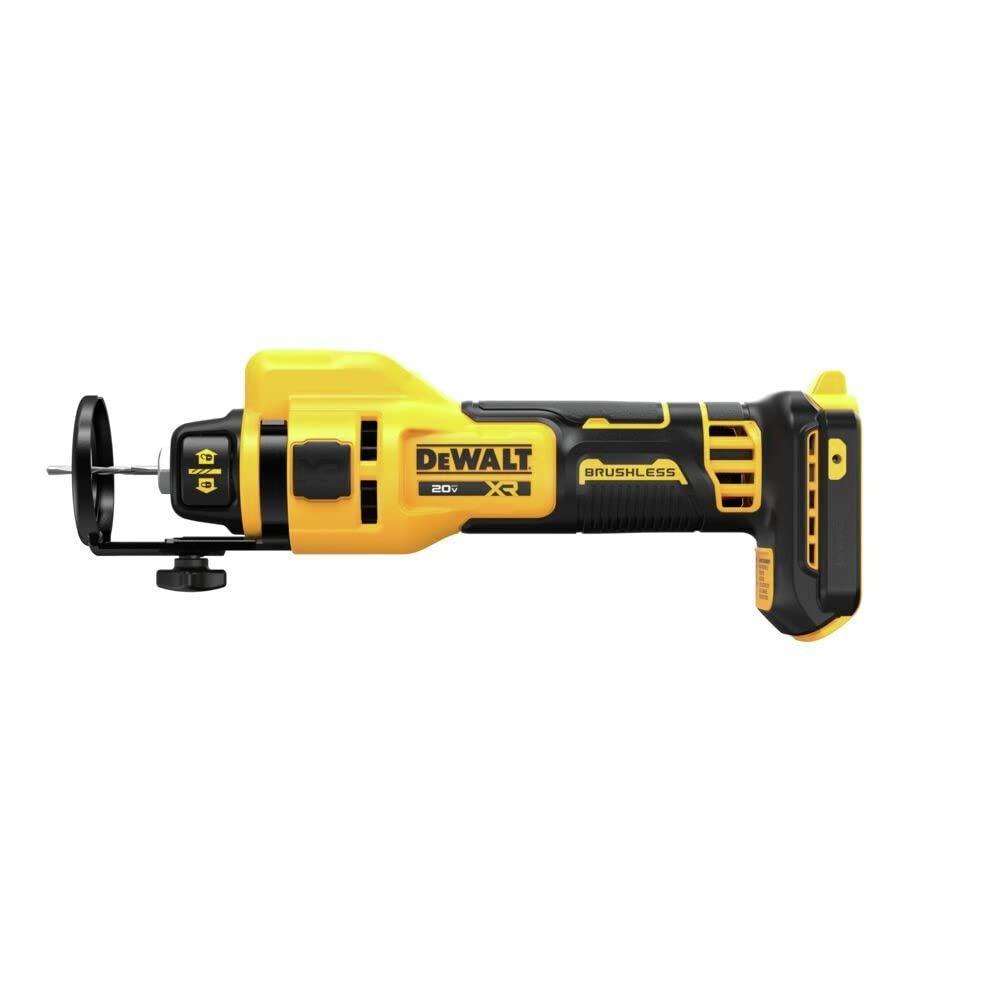 DEWALT DCE555B 20V MAX* XR Brushless Drywall Cut-Out Tool (Tool Only) - Perfect for Drywall Installation, Renovation & Electrical Work