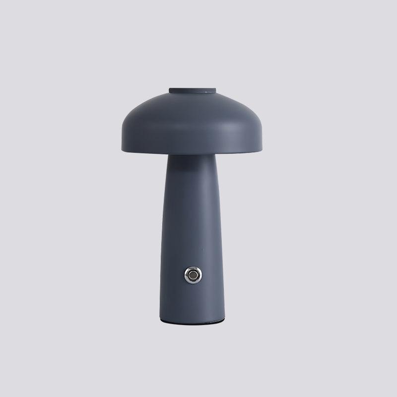 Leon Mushroom Rechargeable LED Table Lamp with Built-in Battery - Perfect for Bedroom, Living Room, and Office Decor