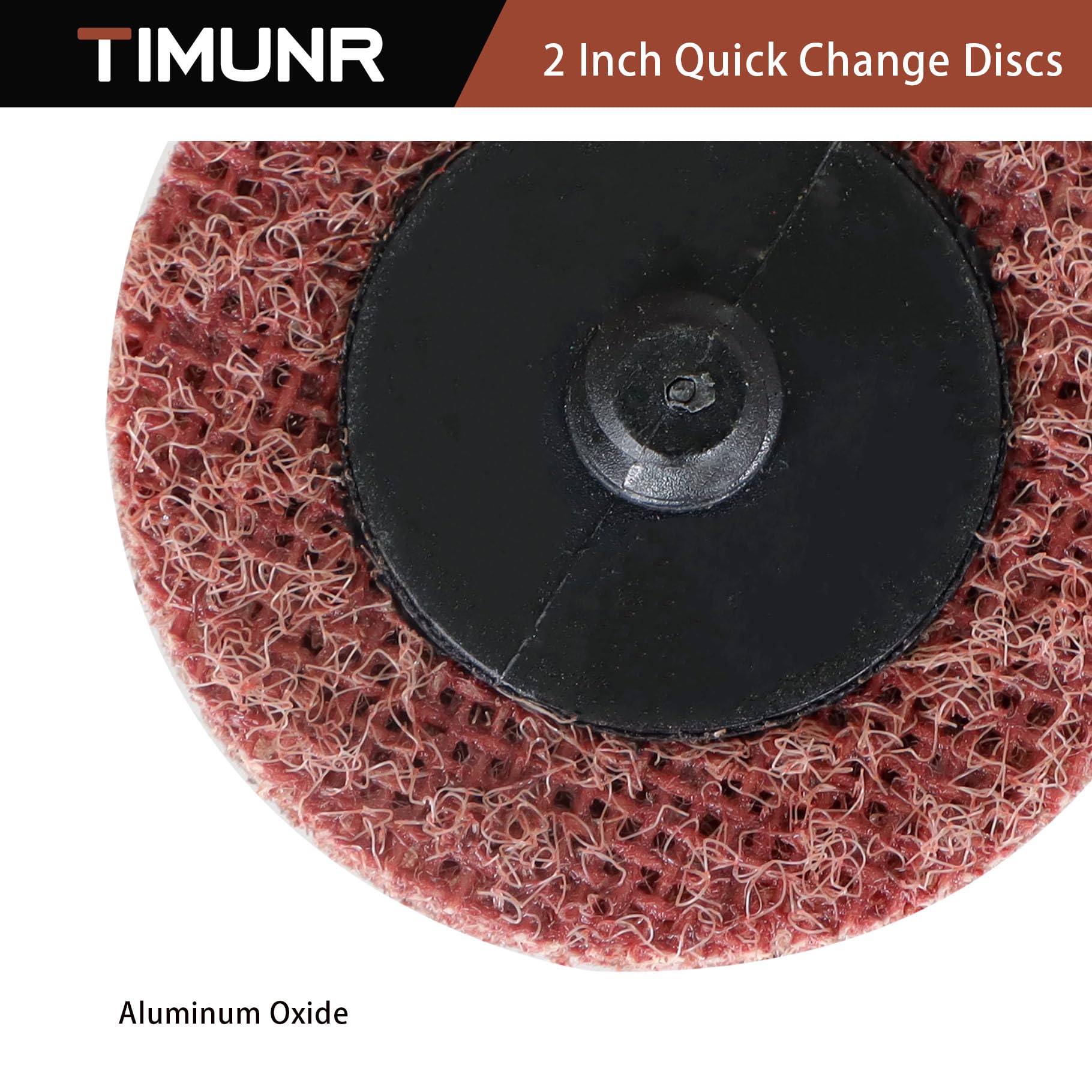 50Pcs 2 Inch Quick Change Sanding Discs - Medium Grit Surface Prep Conditioning Discs for Stripping, Grinding, Polishing & Finishing - Perfect for Woodworking, Metalworking & DIY Projects