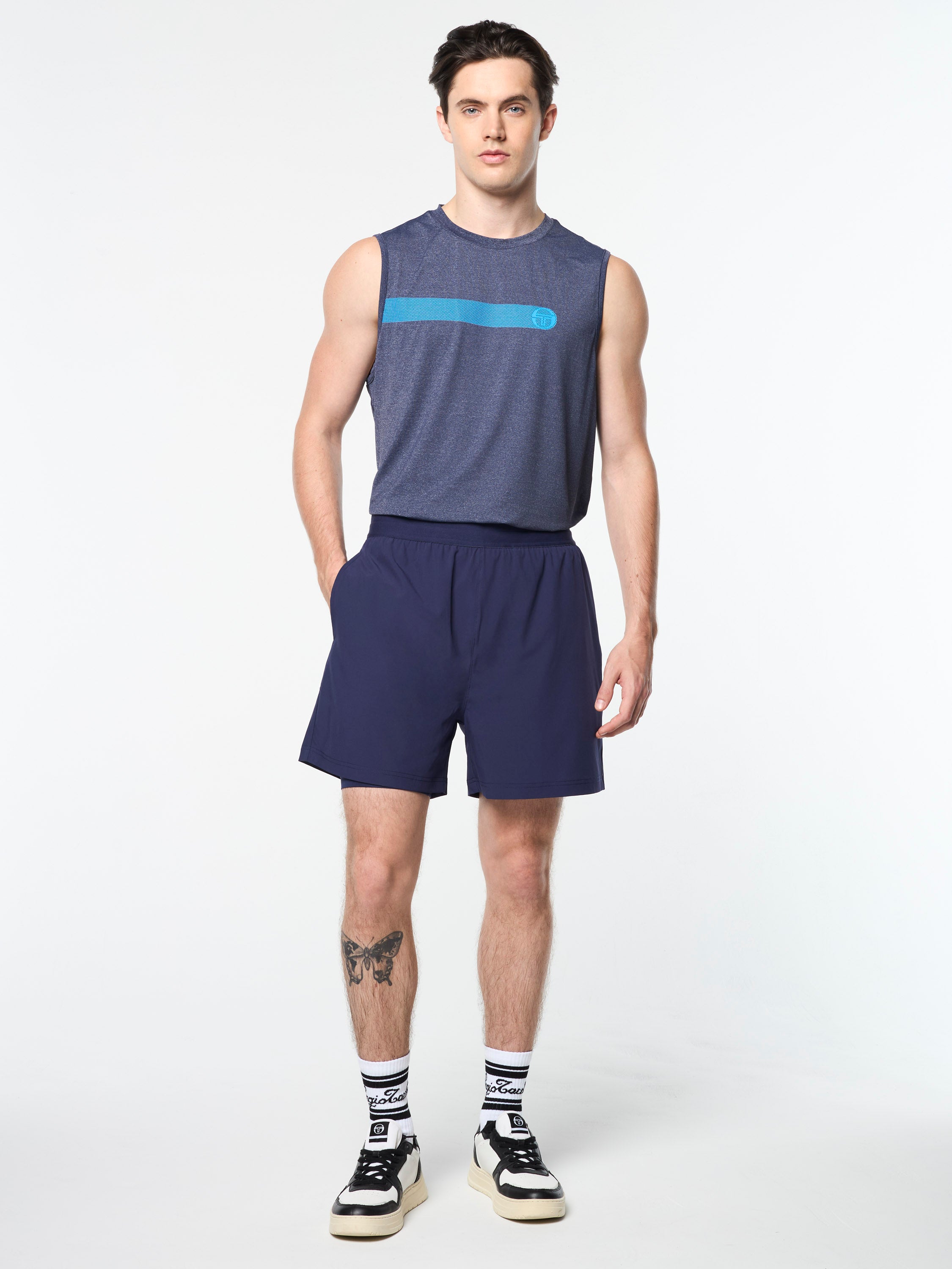 Elio Men's Tennis Shorts - Lightweight & Breathable for Sports & Casual Wear - Perfect for Tennis, Running, Gym & Summer Activities