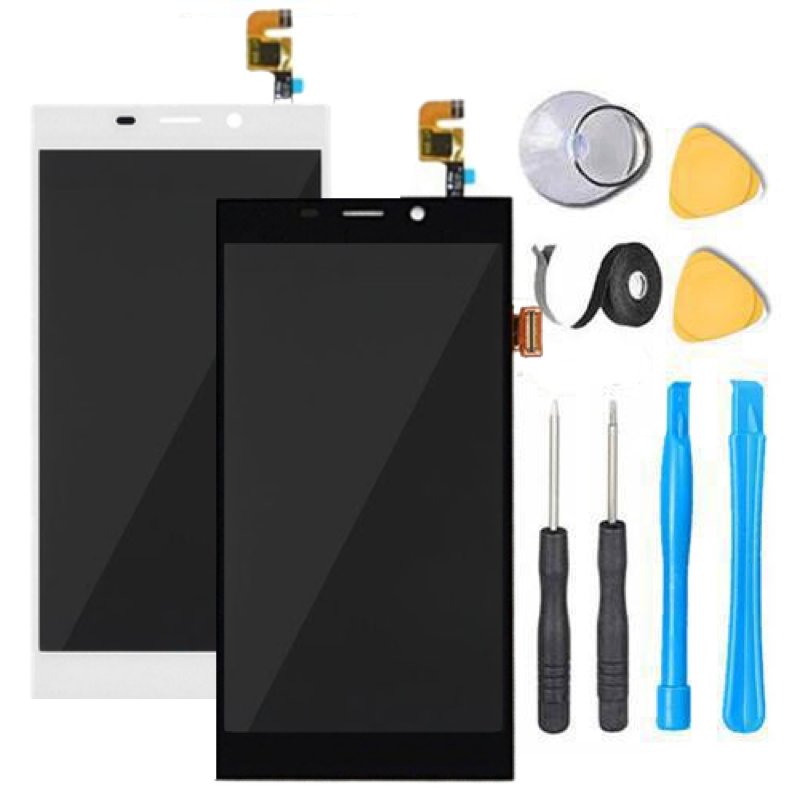 BLU Life Pure XL Screen Replacement LCD Digitizer Assembly - Premium Repair Kit for BLU L260L L259L Models (Black/White) | DIY Smartphone Screen Fix for Home & Office Use