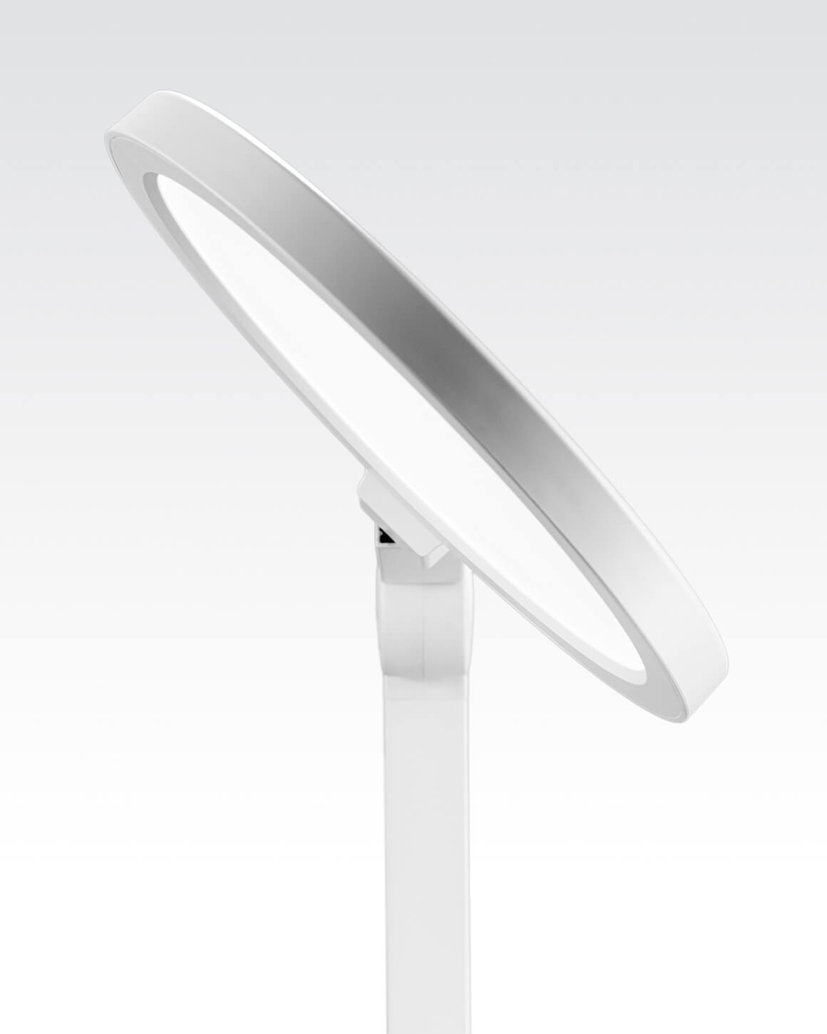 Lume Cube Edge Light 2.0 White LED Desk Lamp with Adjustable Base - Perfect for Home Office, Video Conferencing & Content Creation Lighting