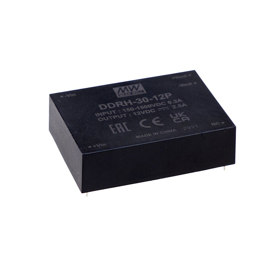 Mean Well DDRH Series 48V LED Power Supply (30W-240W) - High Efficiency, Waterproof for Outdoor & Indoor LED Lighting Applications
