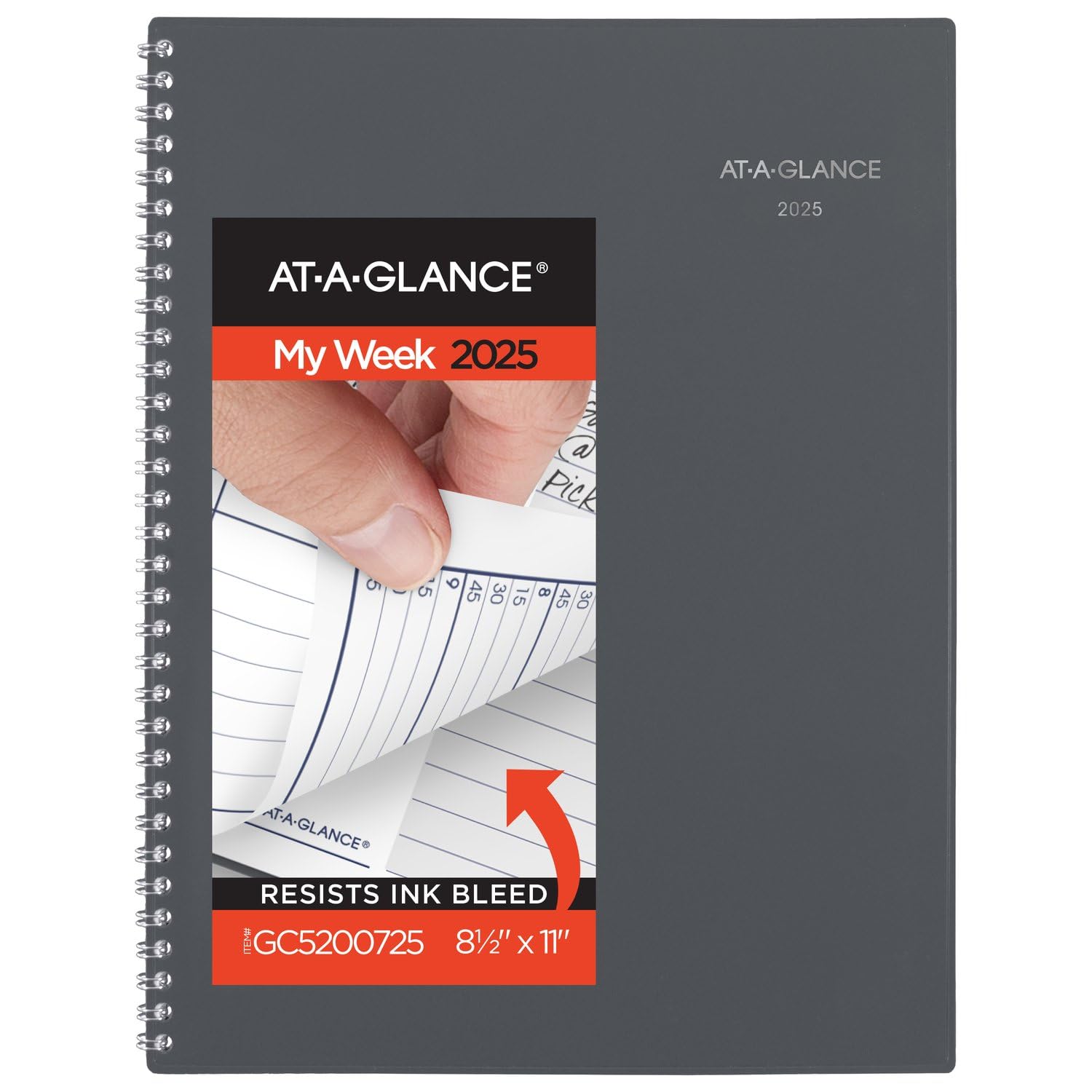 AT-A-GLANCE 2025 Weekly & Monthly Planner - 8.5
