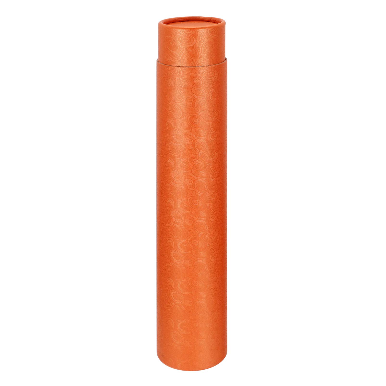 ARTIBETTER Expandable Document Tube for Posters, Blueprints & Artwork - Durable Mailing & Shipping Tube for Drawings, Calligraphy & Paintings - Pull-Out Design with Secure Holder (Orange) - Perfect for Artists, Architects & Mailing Documents