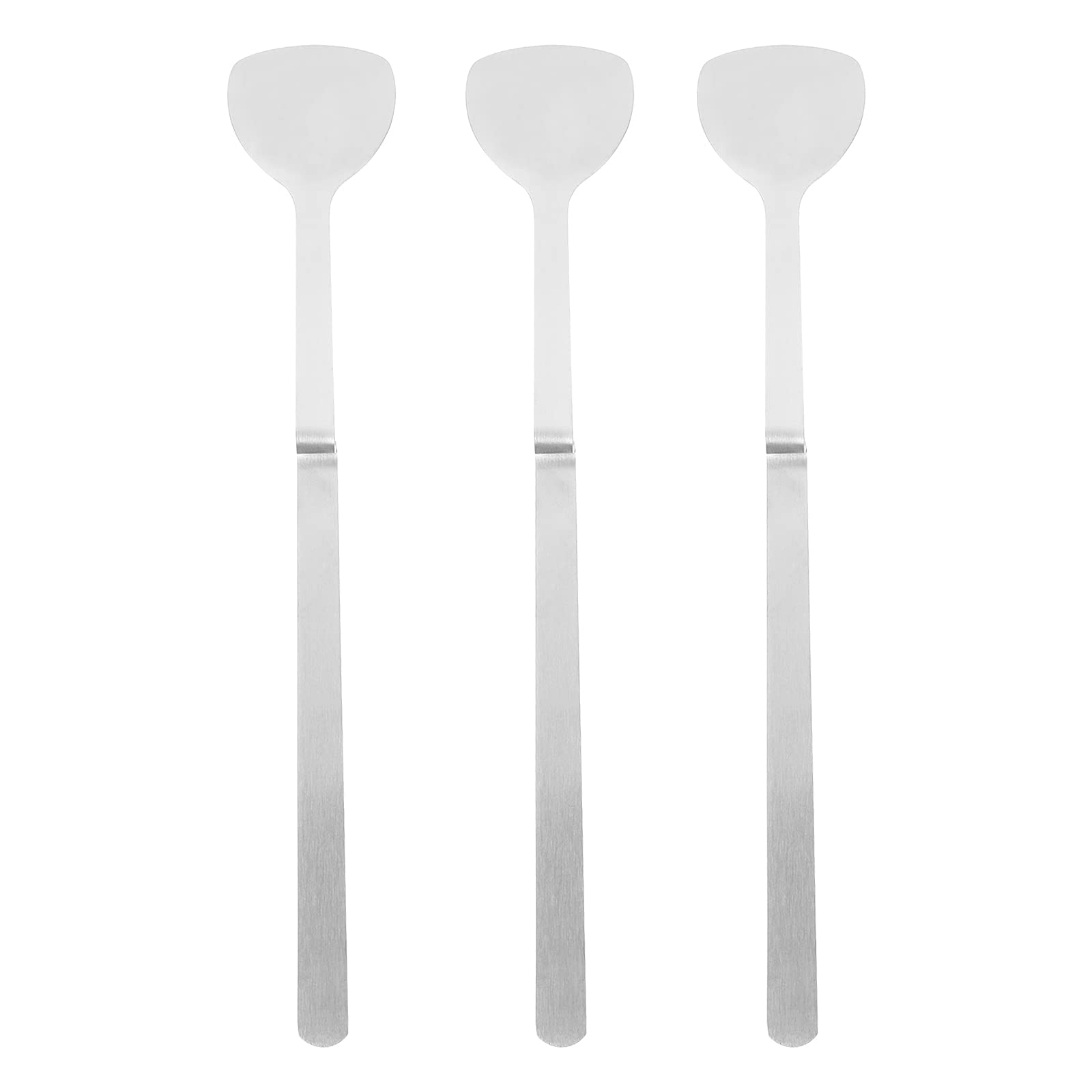 3-Piece Long Handle Coffee Spoons Set - Stainless Steel Tea Stirring Spoon, Honey Mixing Spoon for Coffee, Tea, Hot Chocolate - Perfect for Home, Office & Cafe Use