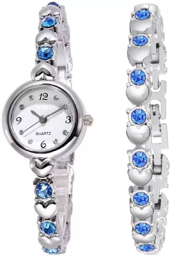 QALIBA Women's Classic Analog Watch - Elegant Silver Dial & Stylish Leather Strap, Perfect for Everyday Wear, Office & Special Occasions