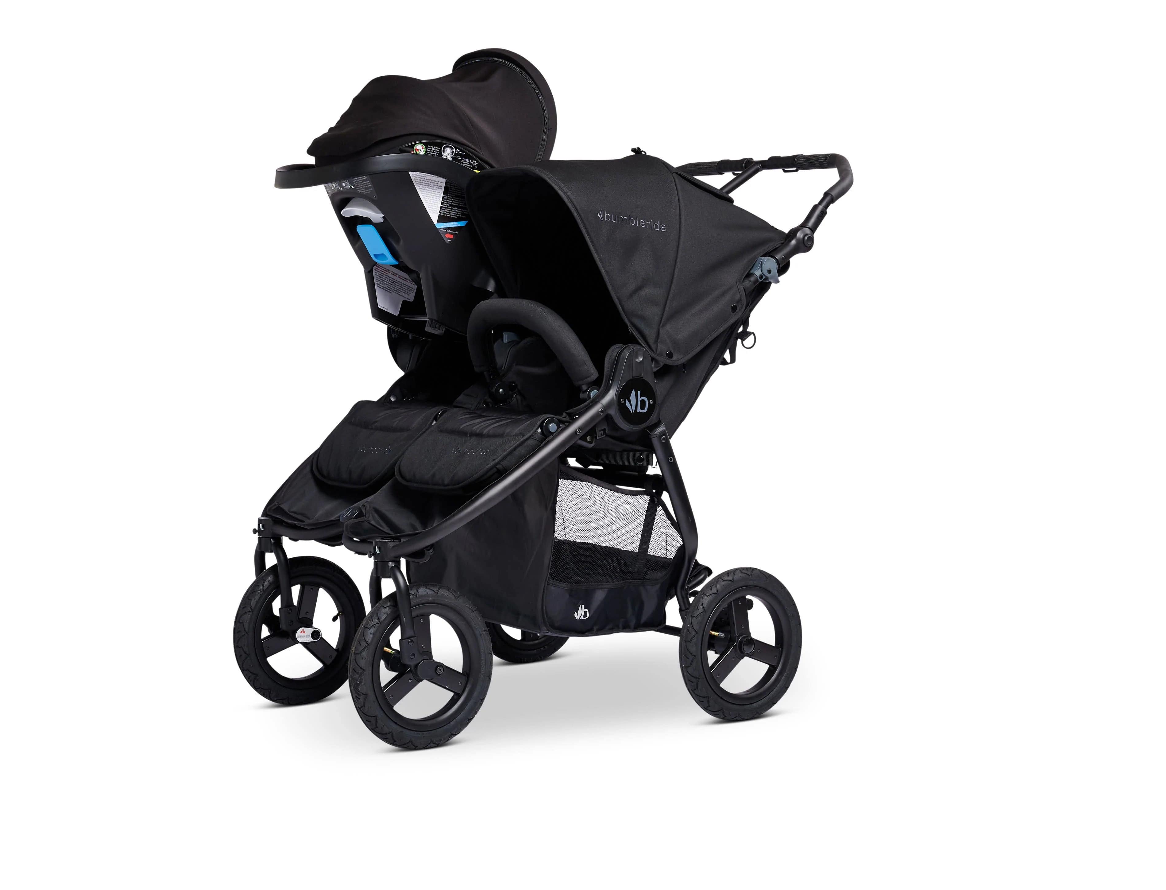 Bumbleride Indie Twin Car Seat Adapter for Maxi Cosi, Cybex & Nuna - Universal Stroller Accessory for Safe & Convenient Travel with Twins