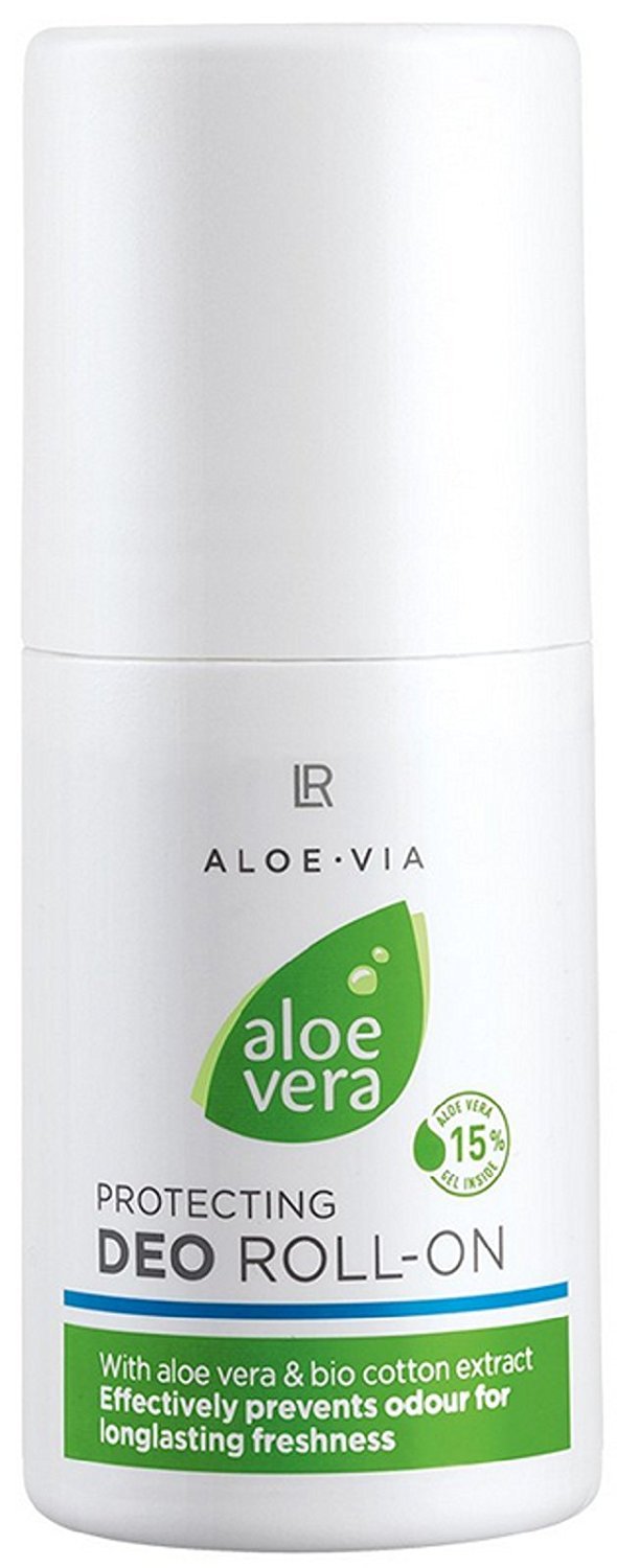 Aloe Vera Deodorant Roll-On 50ml - Natural & Gentle for Sensitive Skin - Perfect for Daily Use at Home, Gym & Travel