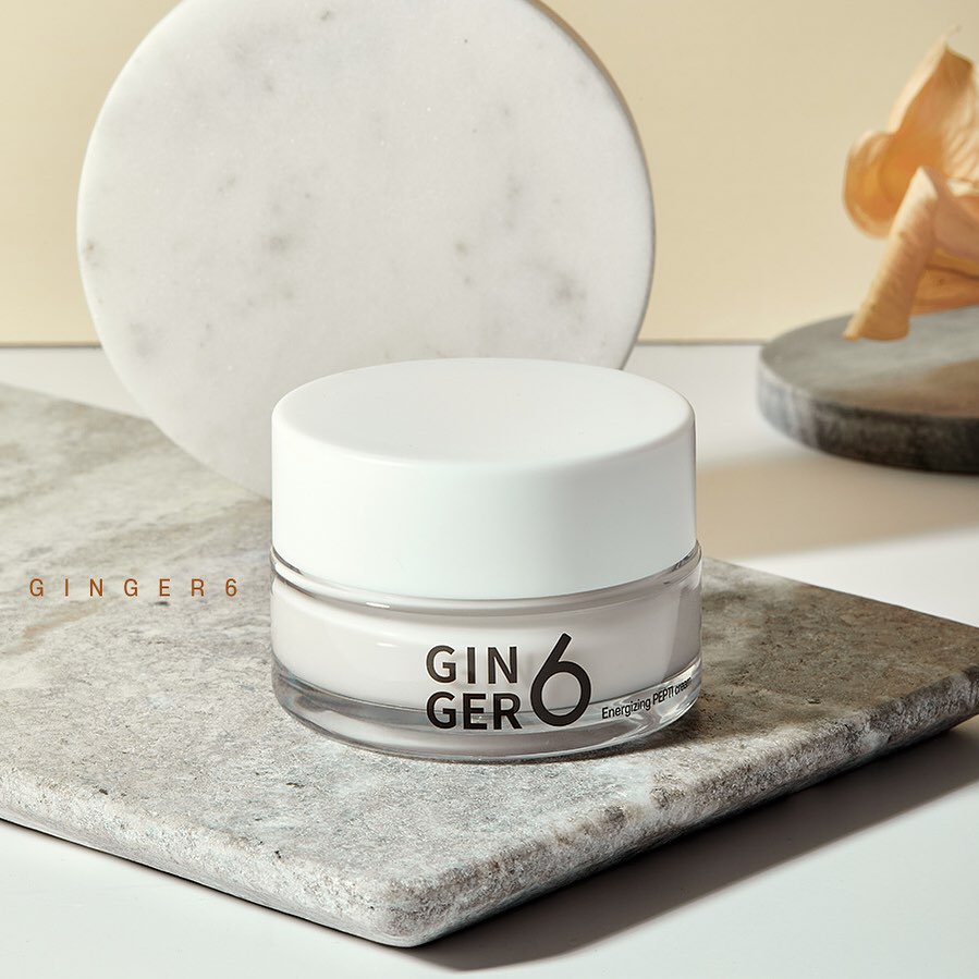 Ginger6 Energizing PEPTI Cream 50ml - Anti-Aging Face Moisturizer for Women & Men - Perfect for Daily Skincare Routine & Night Care
