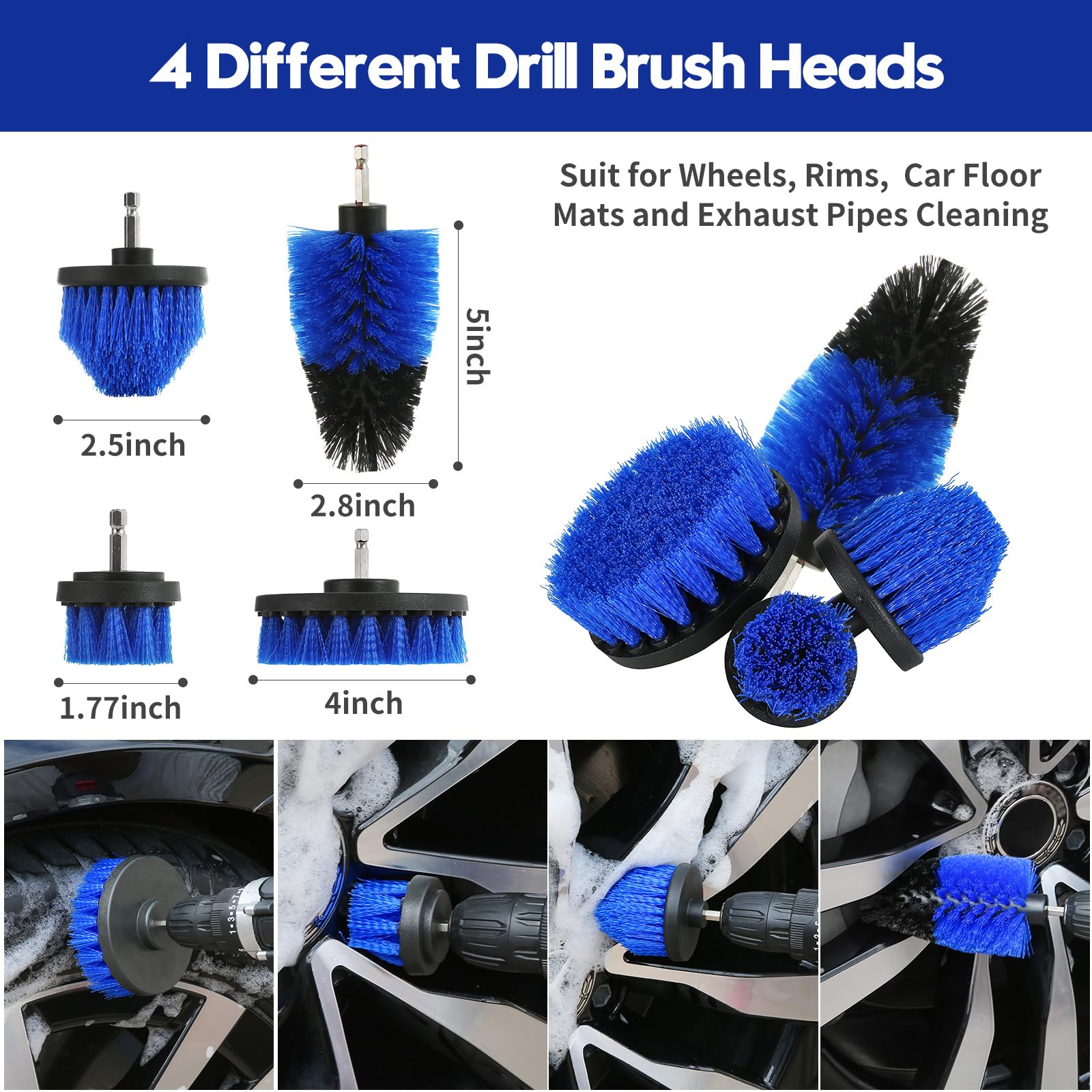 37Pcs Car Detailing Kit - Professional Interior & Exterior Cleaning Tools for Auto Care