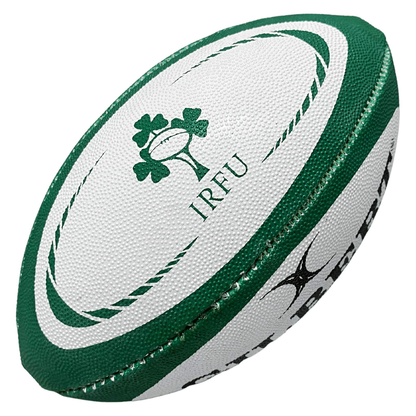 Gilbert Ireland Rugby Ball - Official Mini Size, Green Rugby Ball for Training & Games - Perfect for Kids, Fans & Collectors - 1 Pack - Great for Backyard Play, Sports Gifts & Team Events