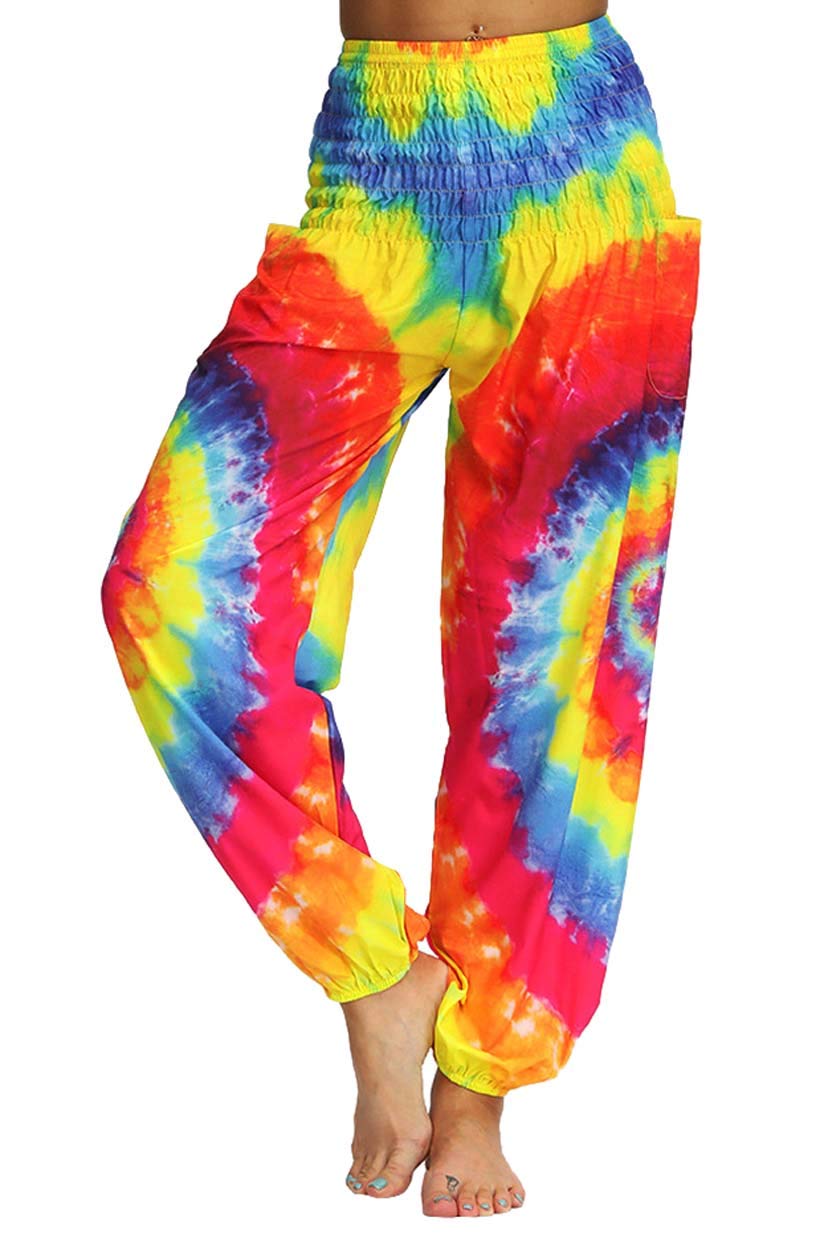 Sheliky Women's Yoga Pants - Boho Harem Pants & Hippie Lounge Pants for Yoga, Meditation, and Casual Wear - Comfortable Loose Jogger Pants for Women - Perfect for Home, Gym, and Travel