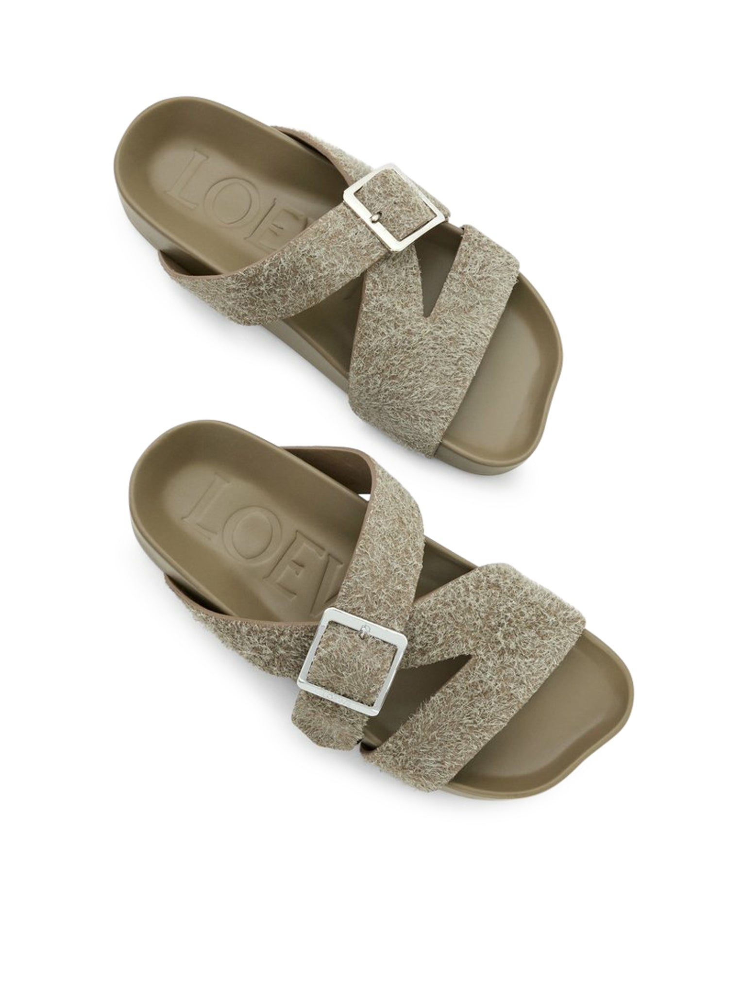 EASE BUCKLE CLOGS IN BRUSHED SUEDE - Comfortable Slip-On Shoes for Women, Casual & Home Wear, Perfect for Relaxing, Errands and Everyday Use