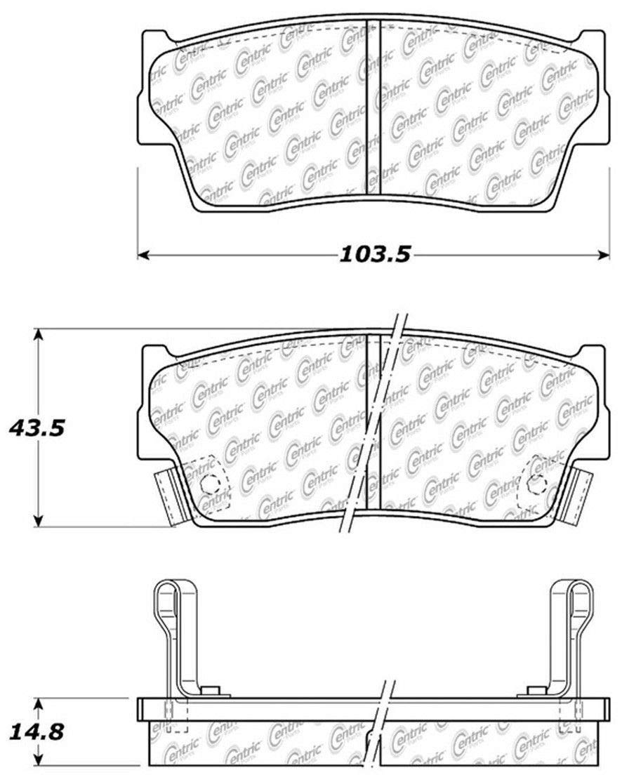 High-Performance Ceramic Brake Pads for Cars & Trucks - Durable & Quiet Braking - Perfect for Daily Commute & Highway Driving