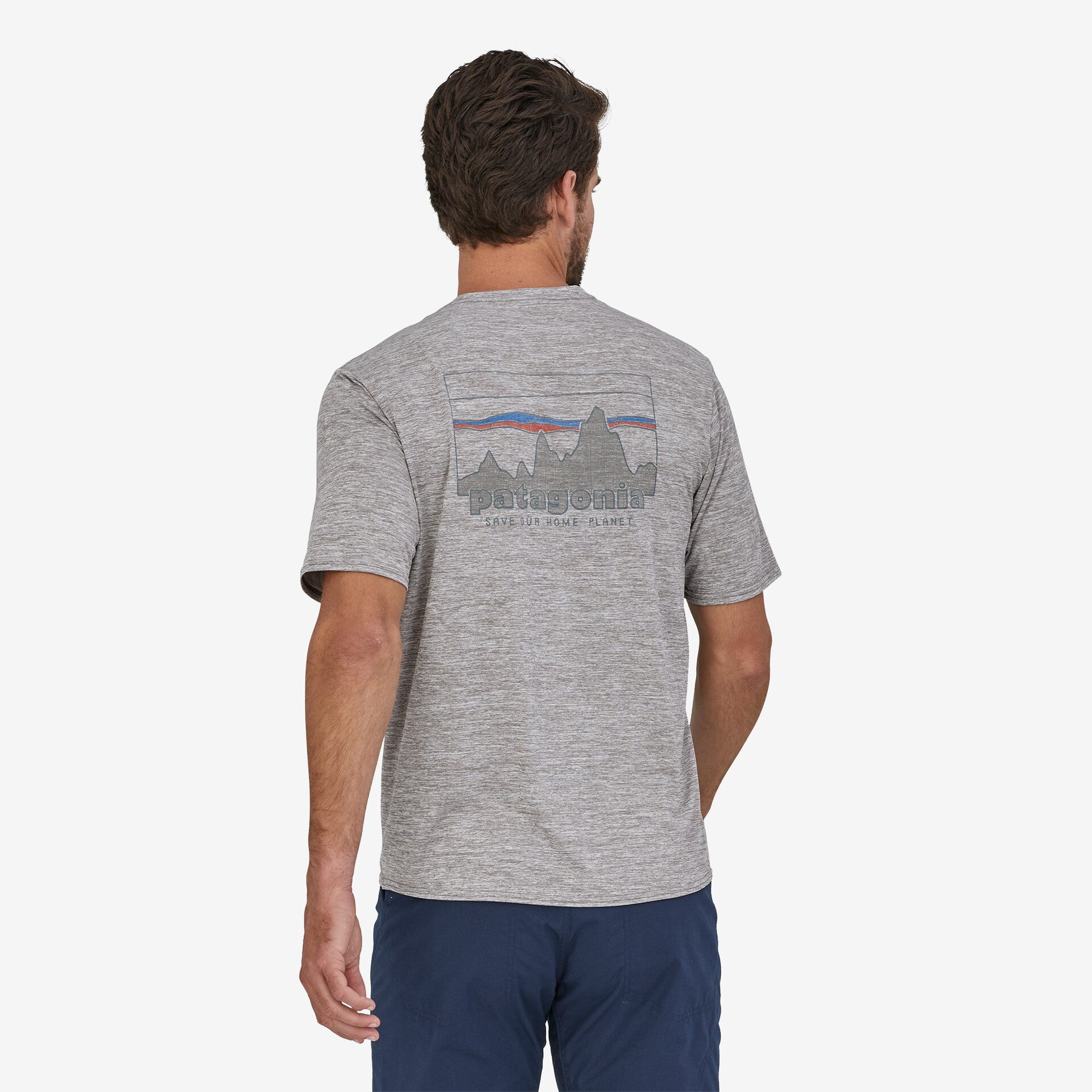 Men's Capilene® Cool Daily Graphic T-Shirt - Moisture Wicking & Breathable Activewear for Hiking, Running & Outdoor Adventures