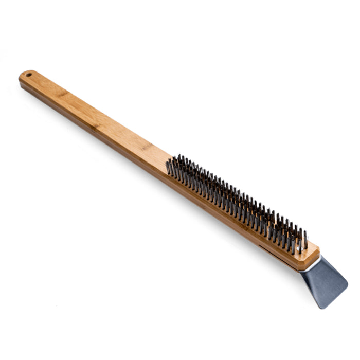 Ooni Pizza Oven Brush UU P06800 - Premium Stainless Steel Cleaning Tool for Outdoor Pizza Ovens - Perfect for Backyard Cooking, Camping & Wood-Fired Pizza Parties