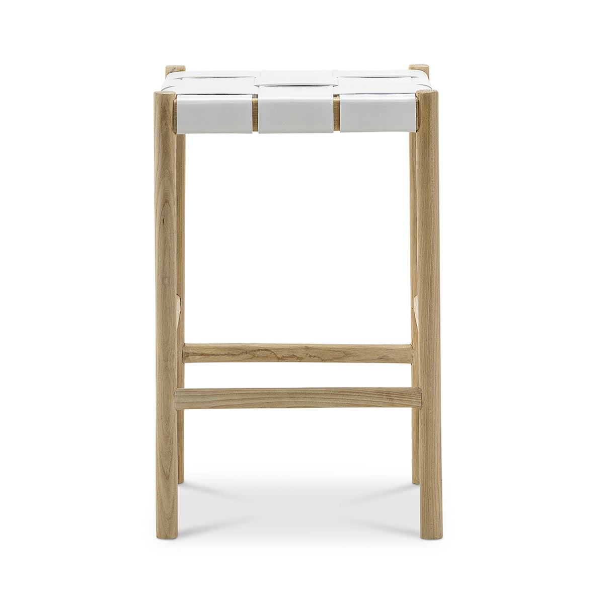 Layne Counter Stool - Modern Kitchen Bar Stools with Metal Frame & Cushioned Seat, 24