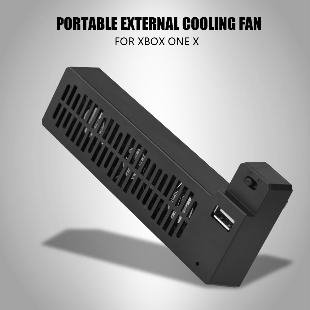 Portable USB External Cooling Fan for ONE X Game Console - Side Mounted Cooling Fan Replacement Kit | Perfect for Gaming, Streaming & Long Play Sessions