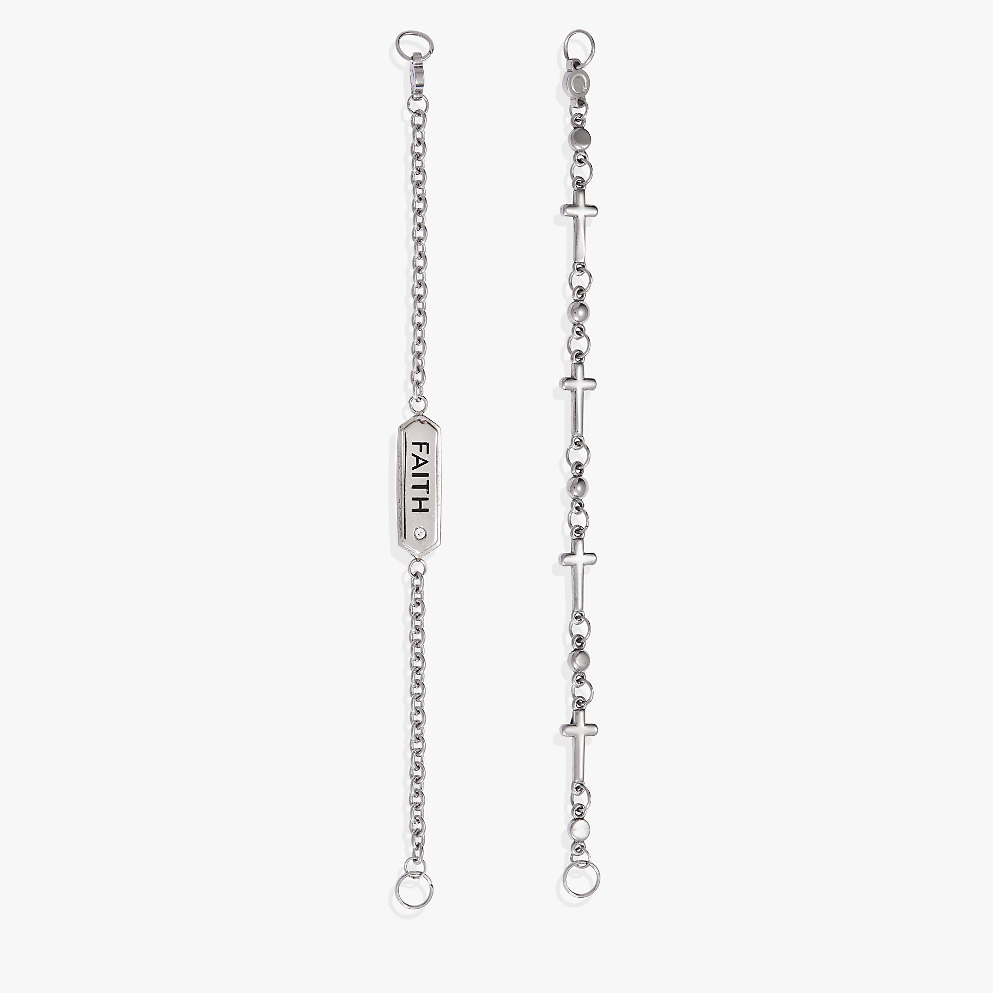 Faith Stranded Bracelet Set for Women - Elegant Beaded Stackable Bracelets - Perfect for Everyday Wear, Gifts & Special Occasions