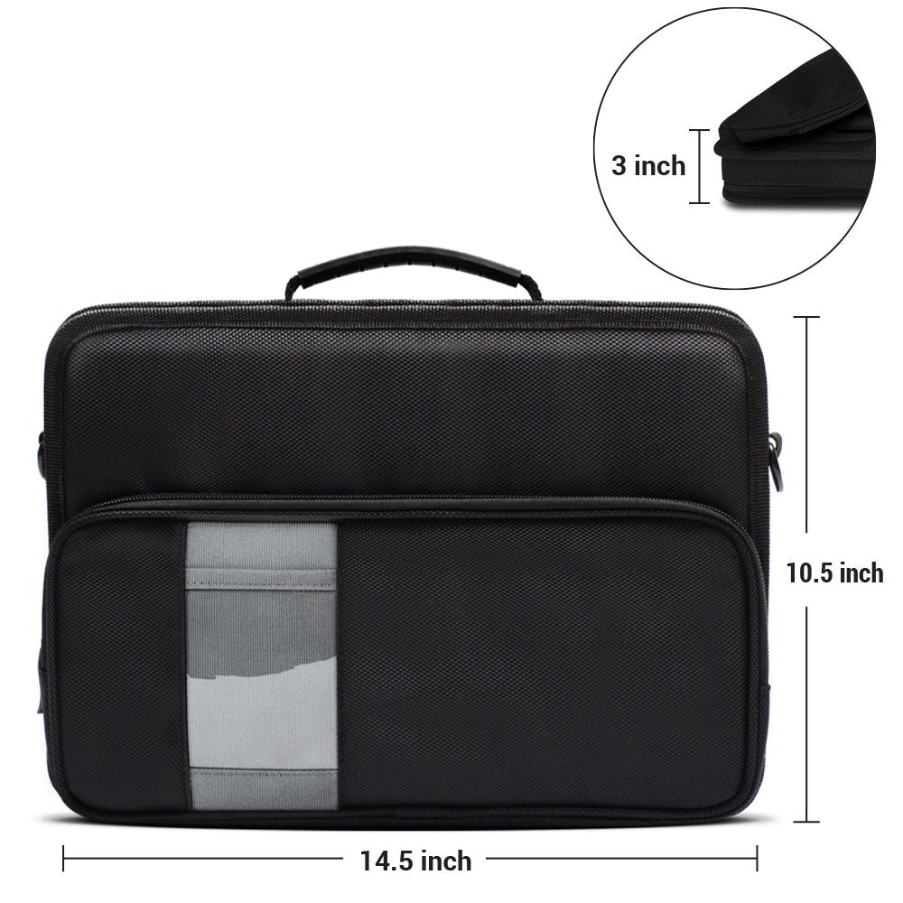 iBenzer Bumptect Protective Laptop Carrying Case - Shockproof & Water-Resistant Sleeve for 13-15 Inch MacBook Pro/Air, Dell, HP - Perfect for Travel, Office & School Commute