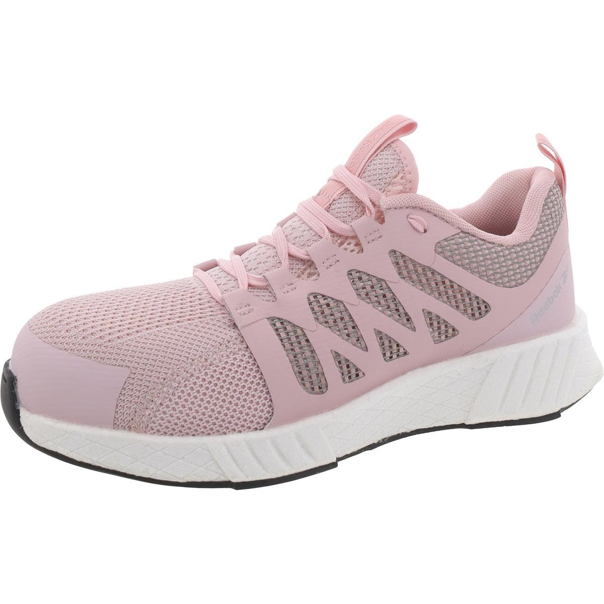 Reebok Women's RB349 Fusion Flexweave Work Safety Shoes - Pink Non-Slip Construction Shoes for Women | Comfortable & Durable for Work, Walking & Outdoor Activities
