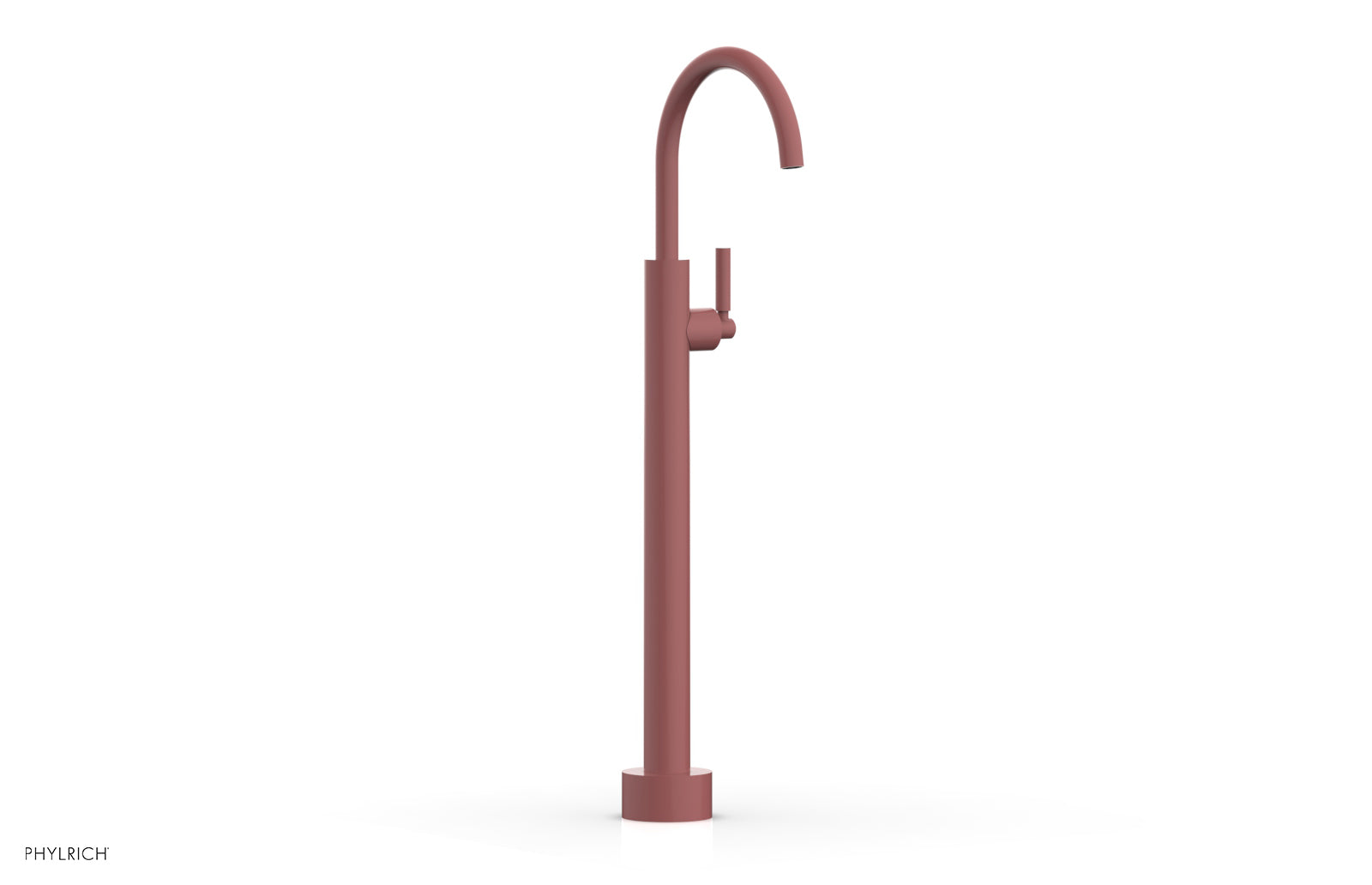 BASIC Low Floor Mount Tub Filler with Lever Handle - D130 44 04 - Perfect for Modern Bathroom Renovations and Spa-Like Showers