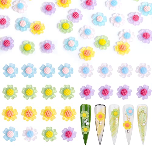 Sun Flower Nail Charms/100Pcs