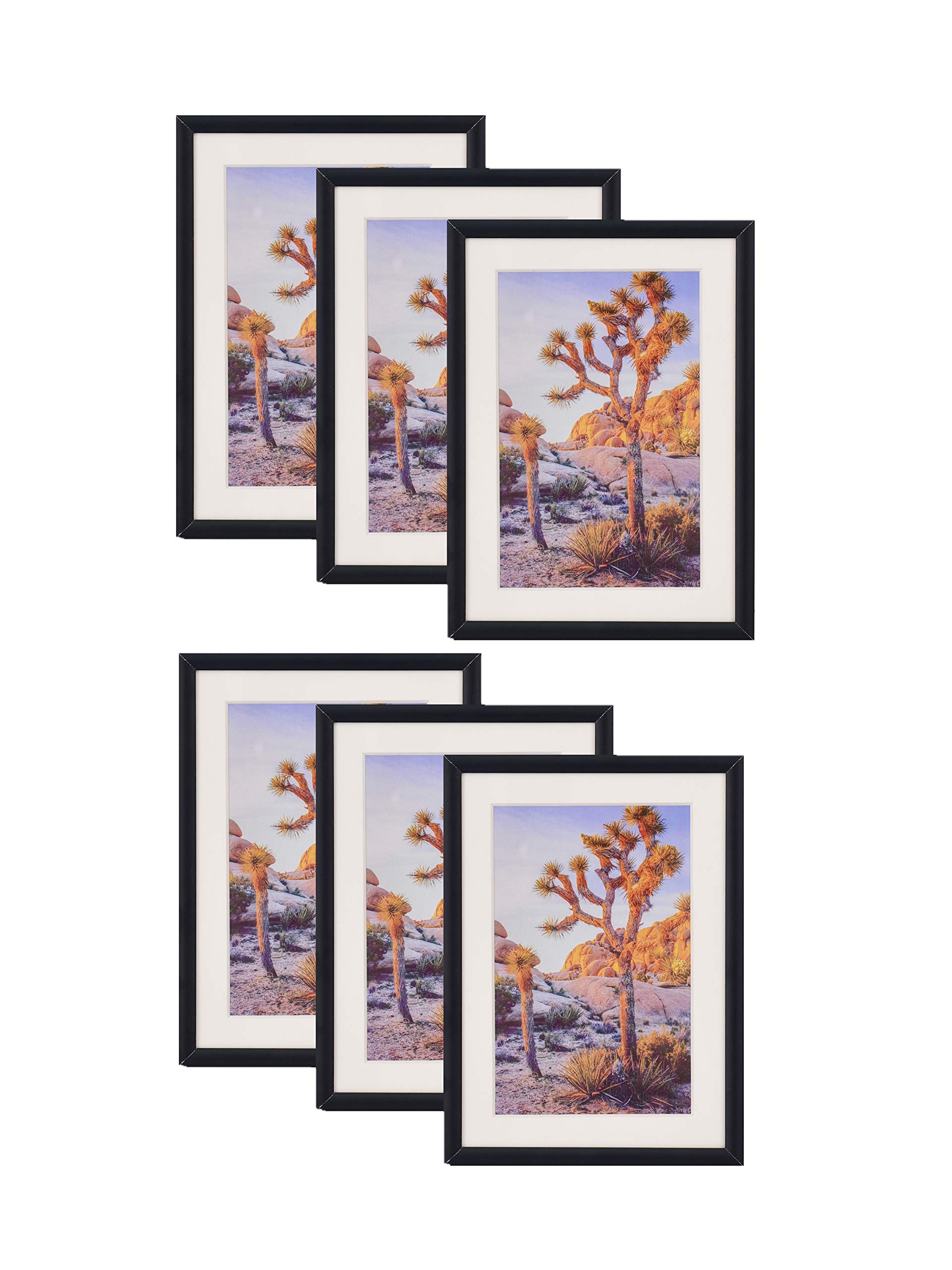 Premium A Plus Aluminum Picture Frame 5x7 Inches - Black, Modern & Sleek Design for Wall Art, Photos, Certificates - Perfect for Home, Office & Gifts
