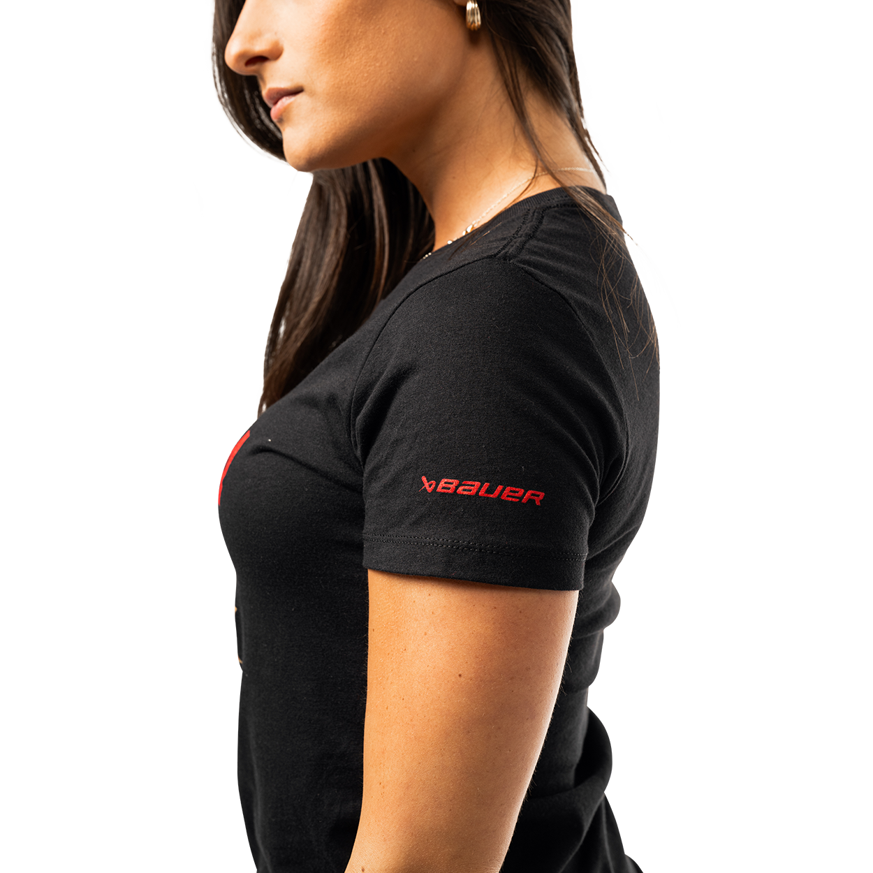 Bauer Hockey Canada Women's Graphic Tee - Stylish Hockey Fan Apparel for Women - Perfect for Games, Practice & Casual Wear
