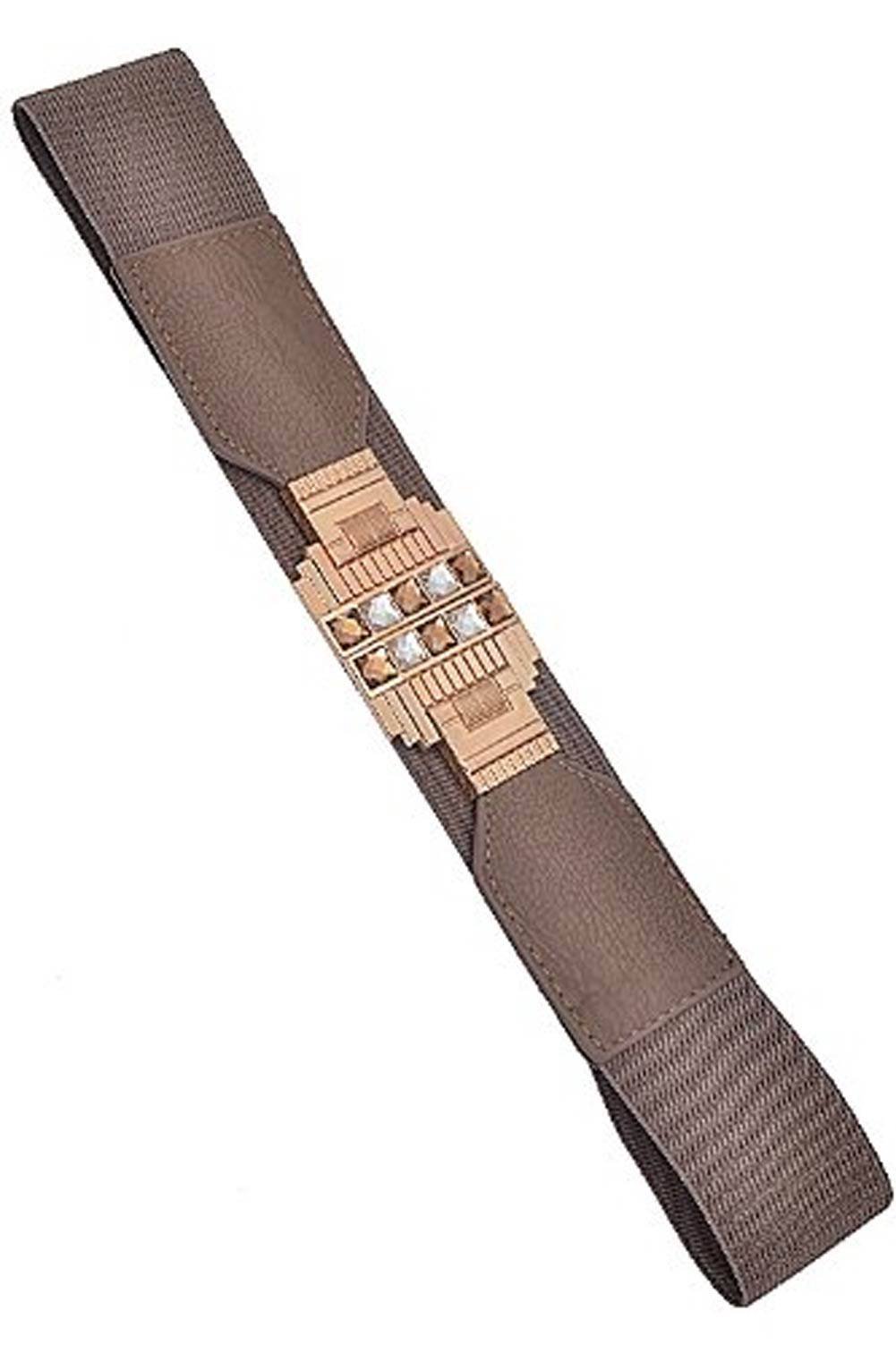 Women's Vintage Gatsby Style Elastic Waist Belt for Dresses, Skirts, and High-Waisted Pants – Perfect for Parties, Weddings, and Retro Outfits