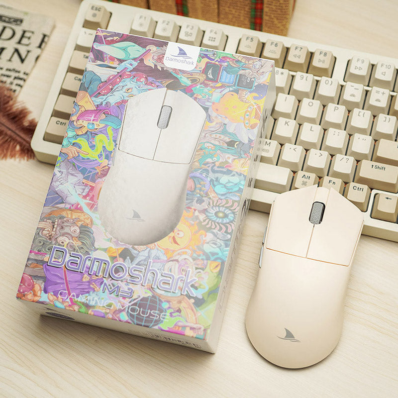 Darmoshark M3 Pro / M3 4K Wireless Gaming Mouse - Ultra Lightweight, Ergonomic Design for Large Hands - Perfect for FPS, MOBA & PC Gaming